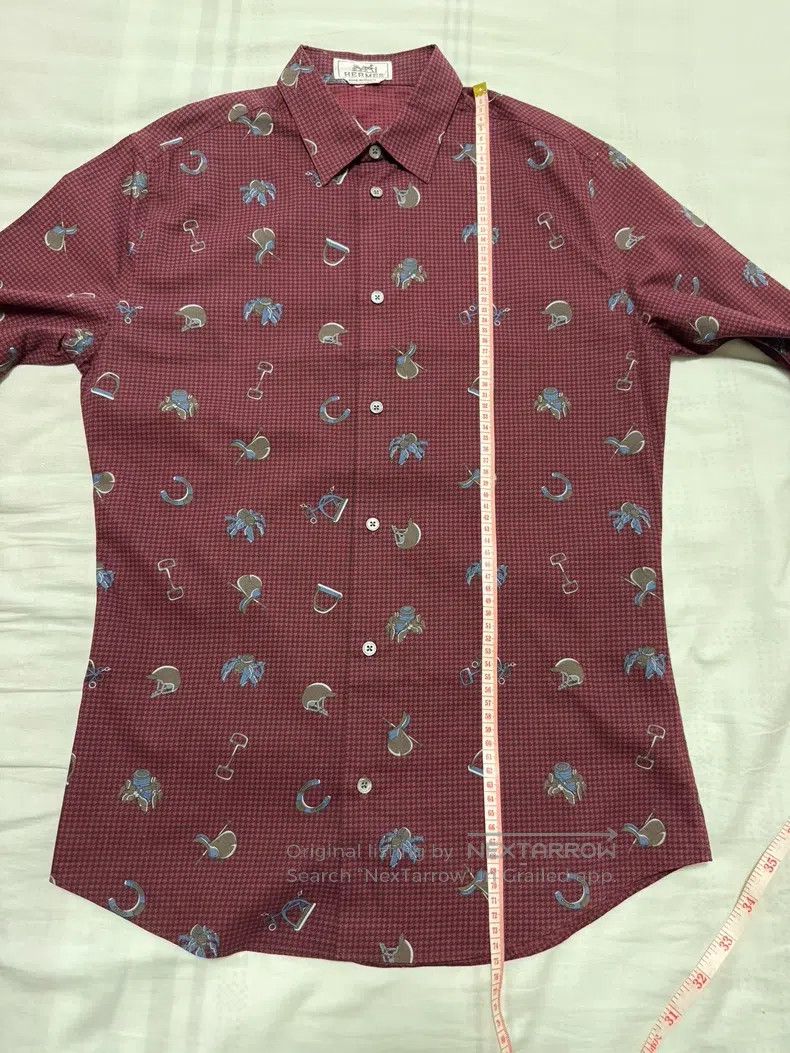 Hermes Hermes size 38 Shirt with special color, classic pattern de Size XS / US 0-2 / IT 36-38 - 5 Thumbnail