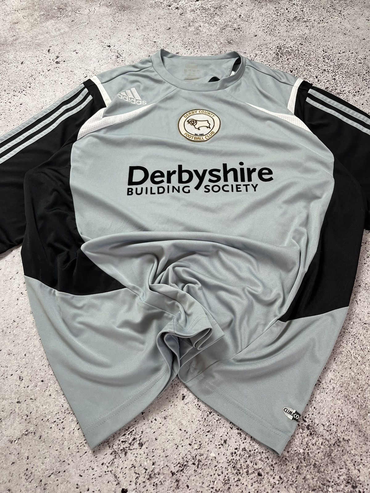 Adidas × Vintage 🏟️Vintage Adidas Derby County Jersey Soccer Size US XL / EU 56 / 4 - 4 Thumbnail