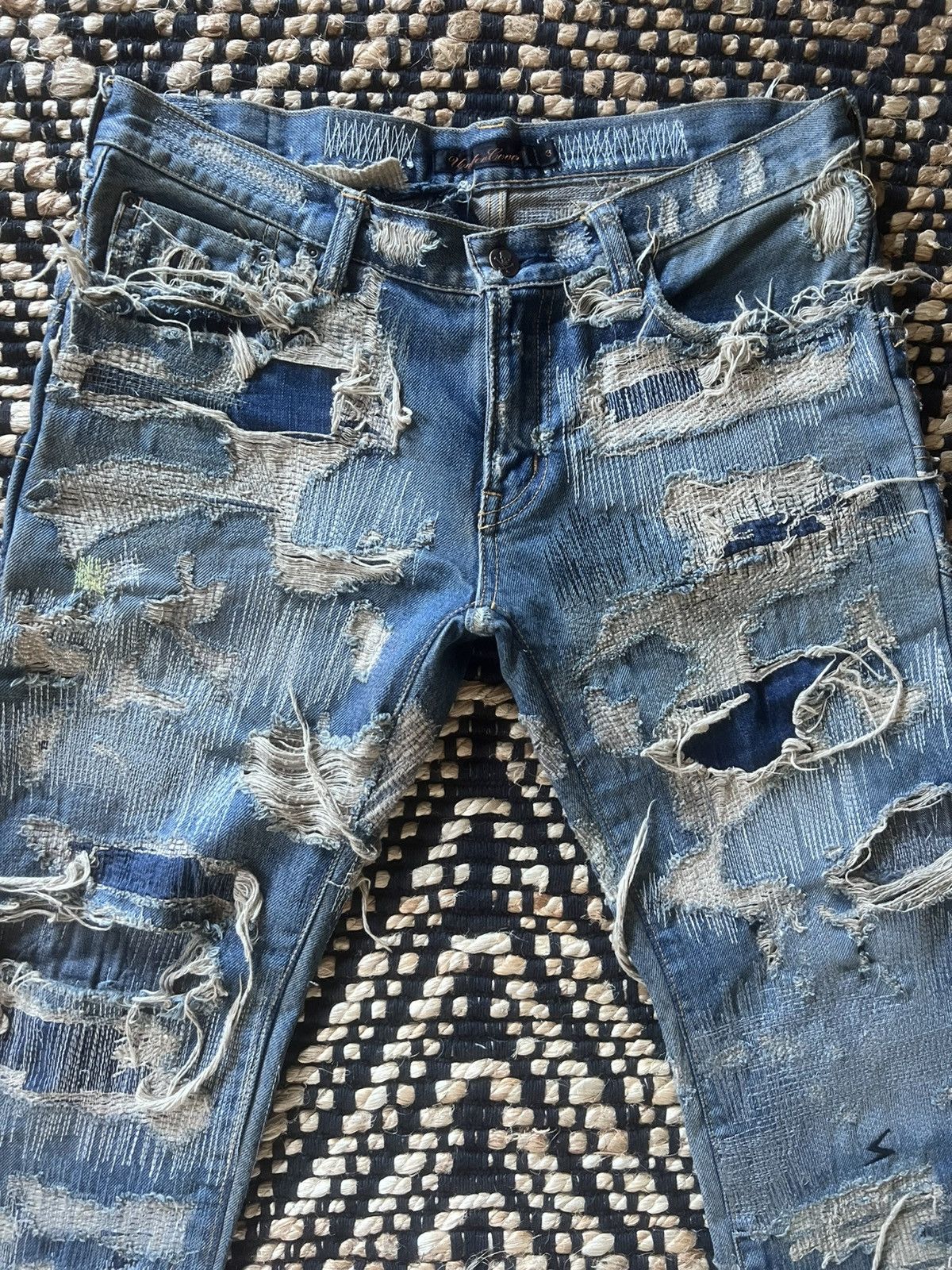 Undercover Undercover AW05 “Arts & Crafts” Blue 85 Denim Size US 31 - 5 Thumbnail