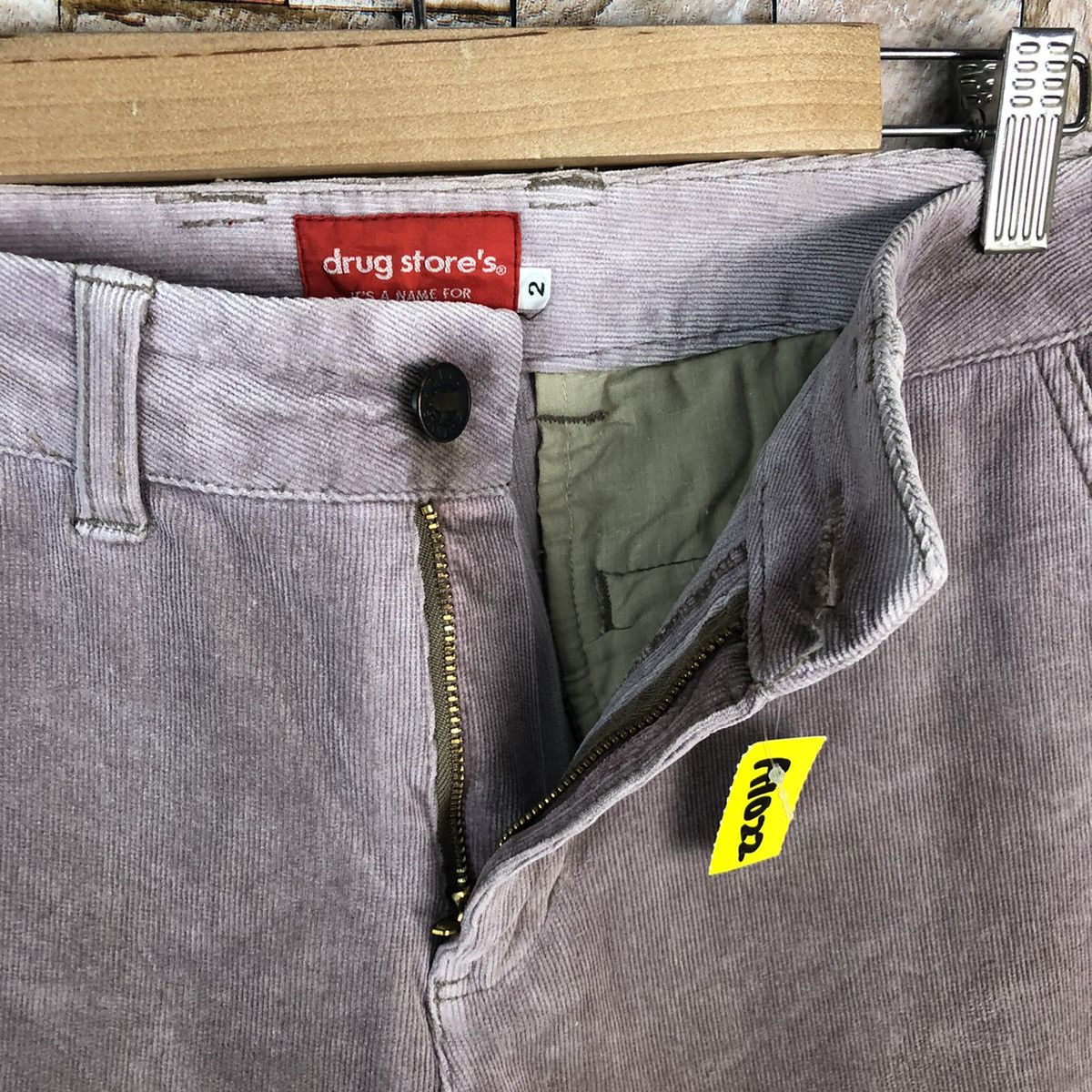 Japanese Brand Drug Store Purple Conduroy Pants #A1022 Size 26" / US 2 / IT 38 - 14 Thumbnail
