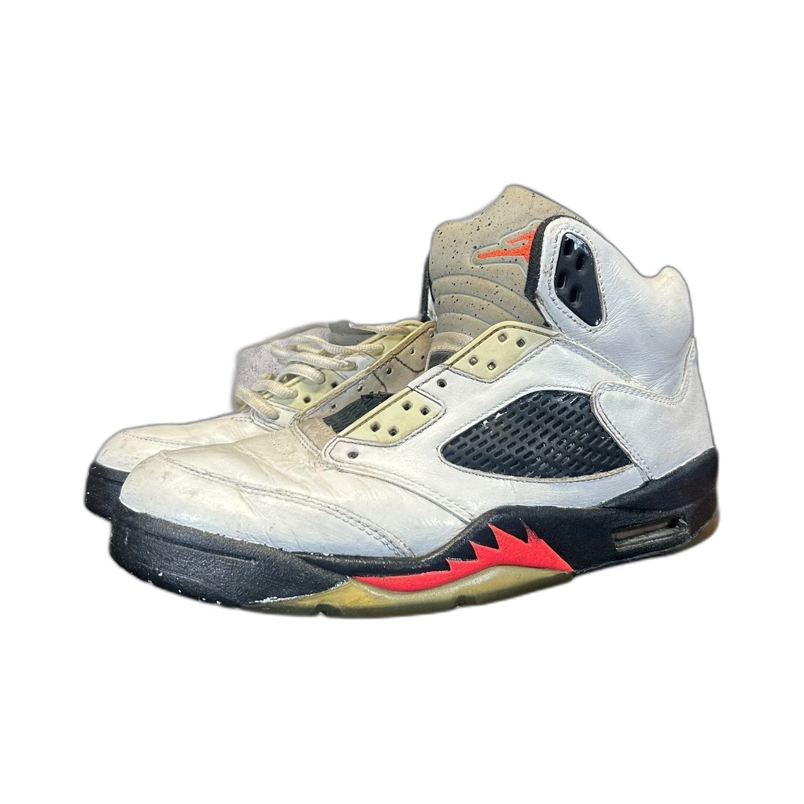 Jordan Brand Nike Air Jordan 5 V Custom Retro Pro Stars Mens 9 White Gree Size US 9 / EU 42 - 5 Thumbnail