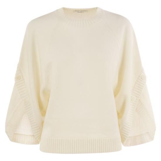 Max Mara MAX MARA Women Sweater 2521366021600 WHITE Size M / US 6-8 / IT 42-44 - 1 Thumbnail