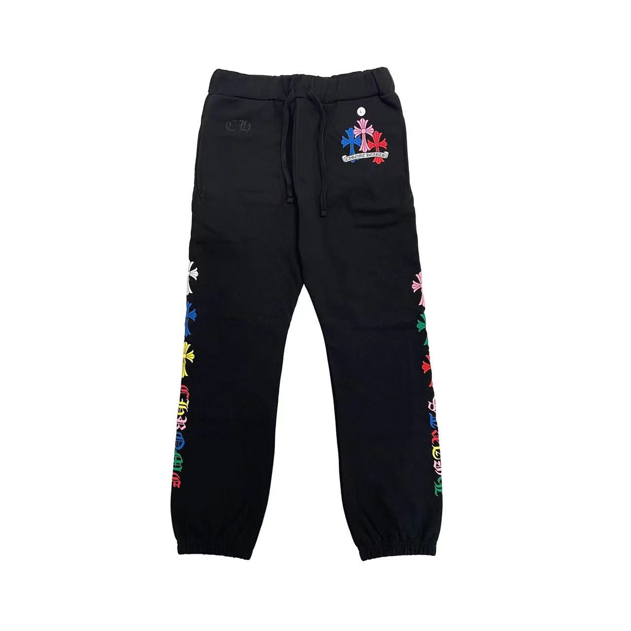 Chrome Hearts Chrome Hearts Color Cross Logo Pants Size US 29 - 1 Thumbnail