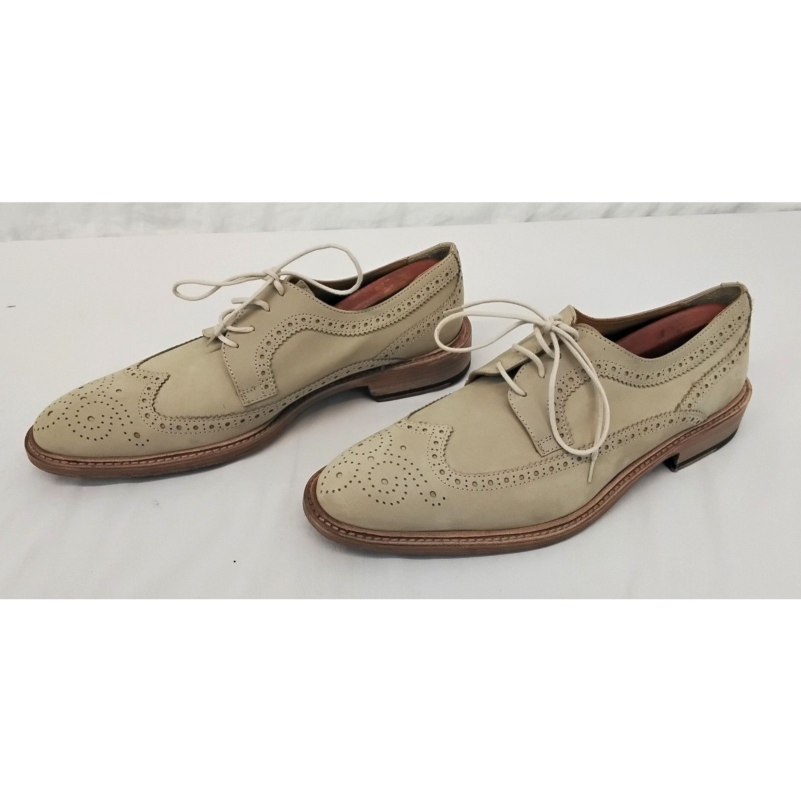 Nordstrom John W. Nordstrom Lucas Dress Shoes Men's Size 9M Sand Suede Size US 9 / EU 42 - 9 Thumbnail