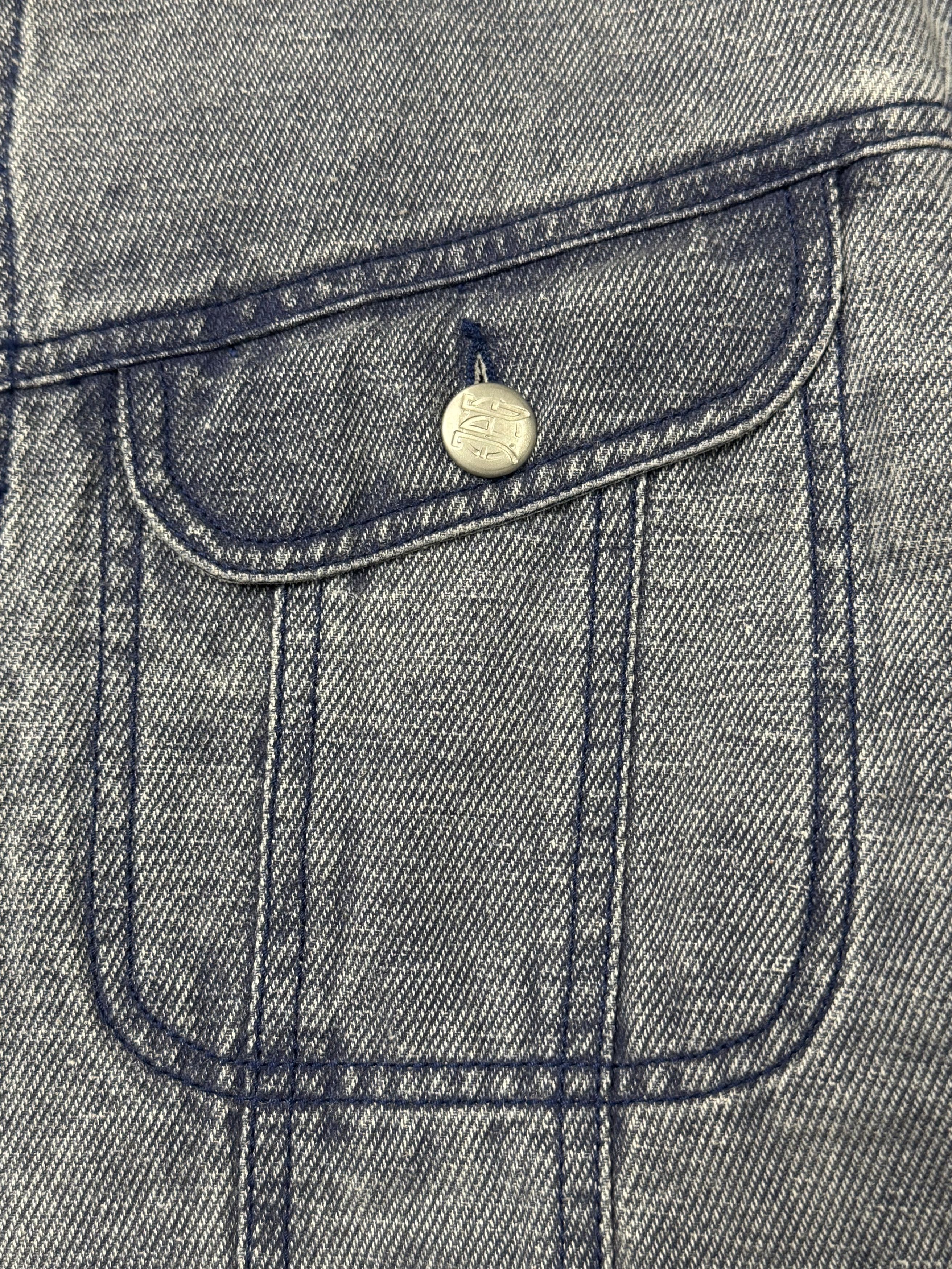Jean Paul Gaultier Vintage 90s Jean Paul Gaultier Denim Trucker Jacket Size US L / EU 52-54 / 3 - 2 Thumbnail