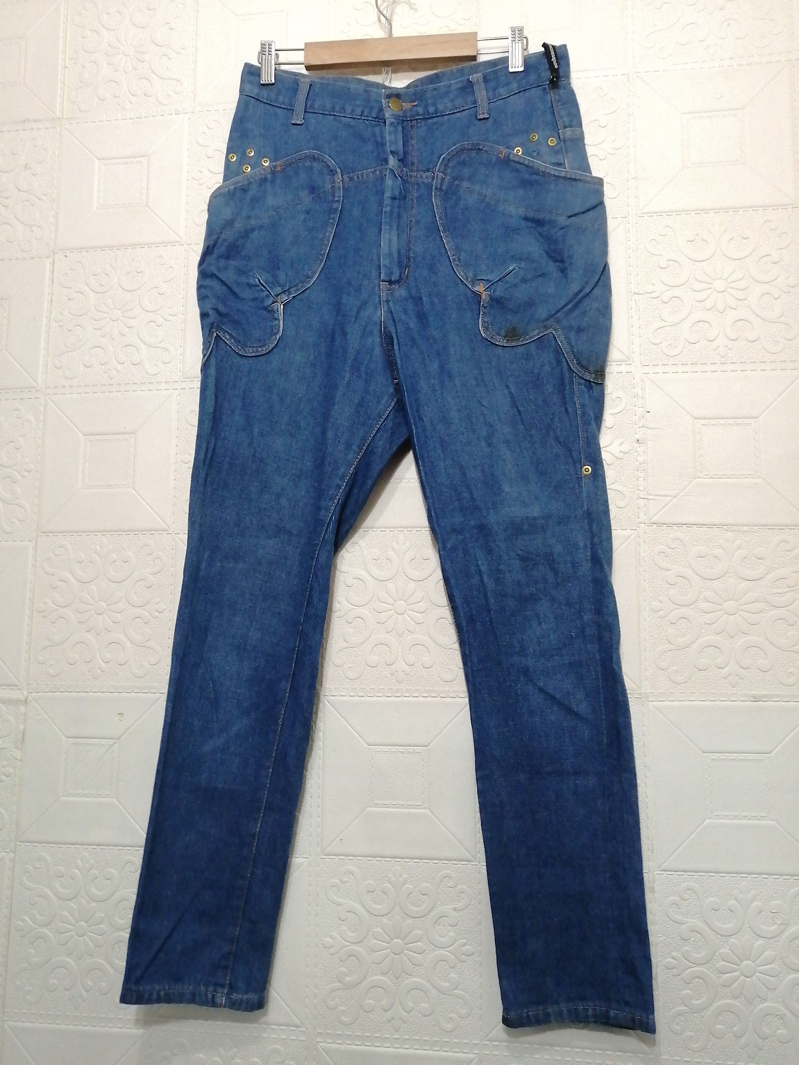 Issey Miyake × Japanese Brand × mercibeaucoup Issey miyake mercibeaucop denim Size US 30 / EU 46 - 1 Thumbnail