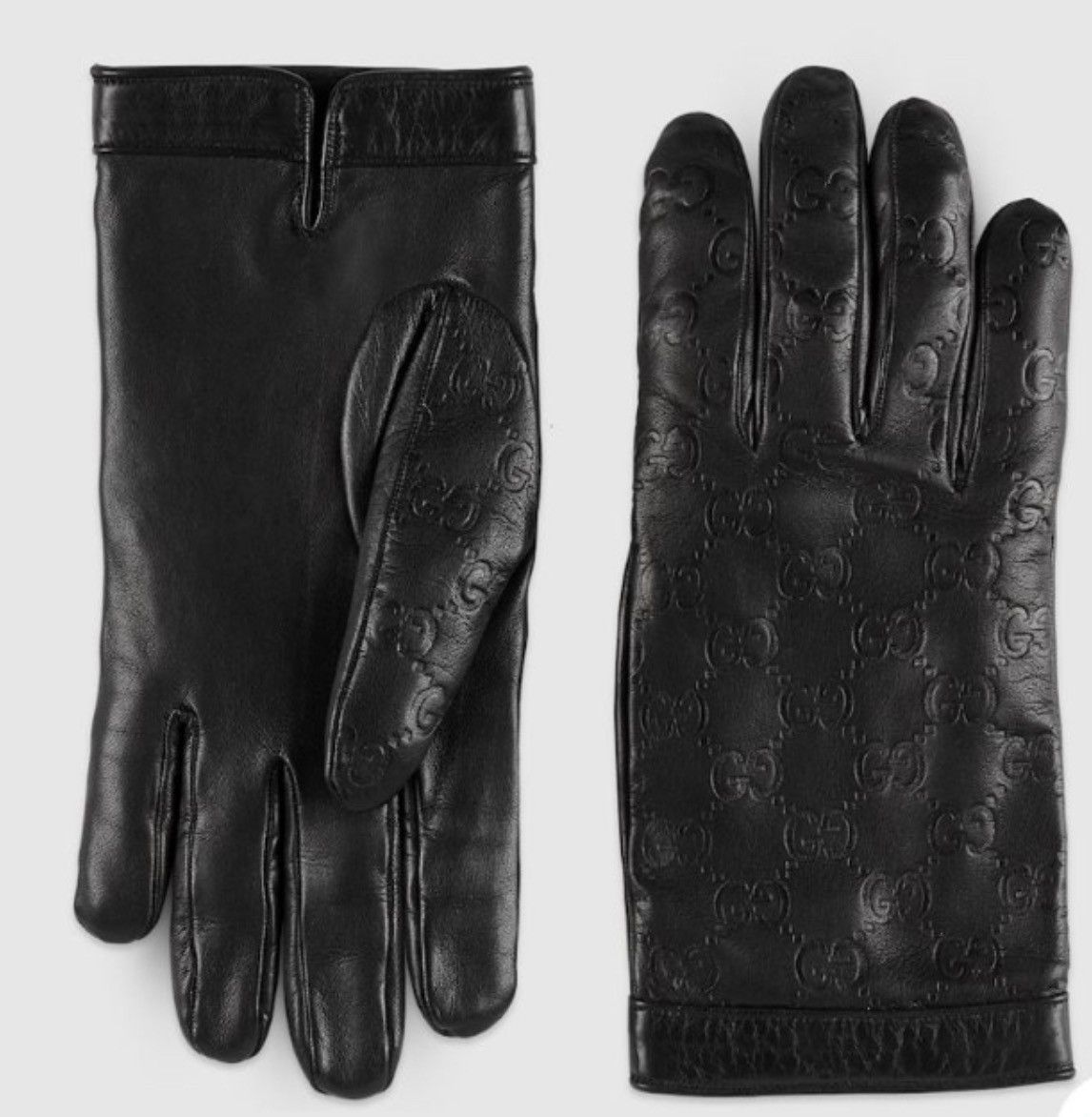 Gucci 🔥Gucci Signature Leather Gloves Size ONE SIZE - 1 Preview