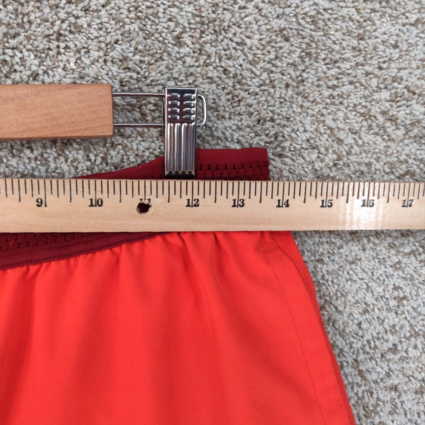 Fabletics Fabletics The Fundamental Shorts Mens Regular Red Pockets Drawstring Lined Breathable Lightweight Athletic 6.5 Inseam Size US 31 - 6 Thumbnail