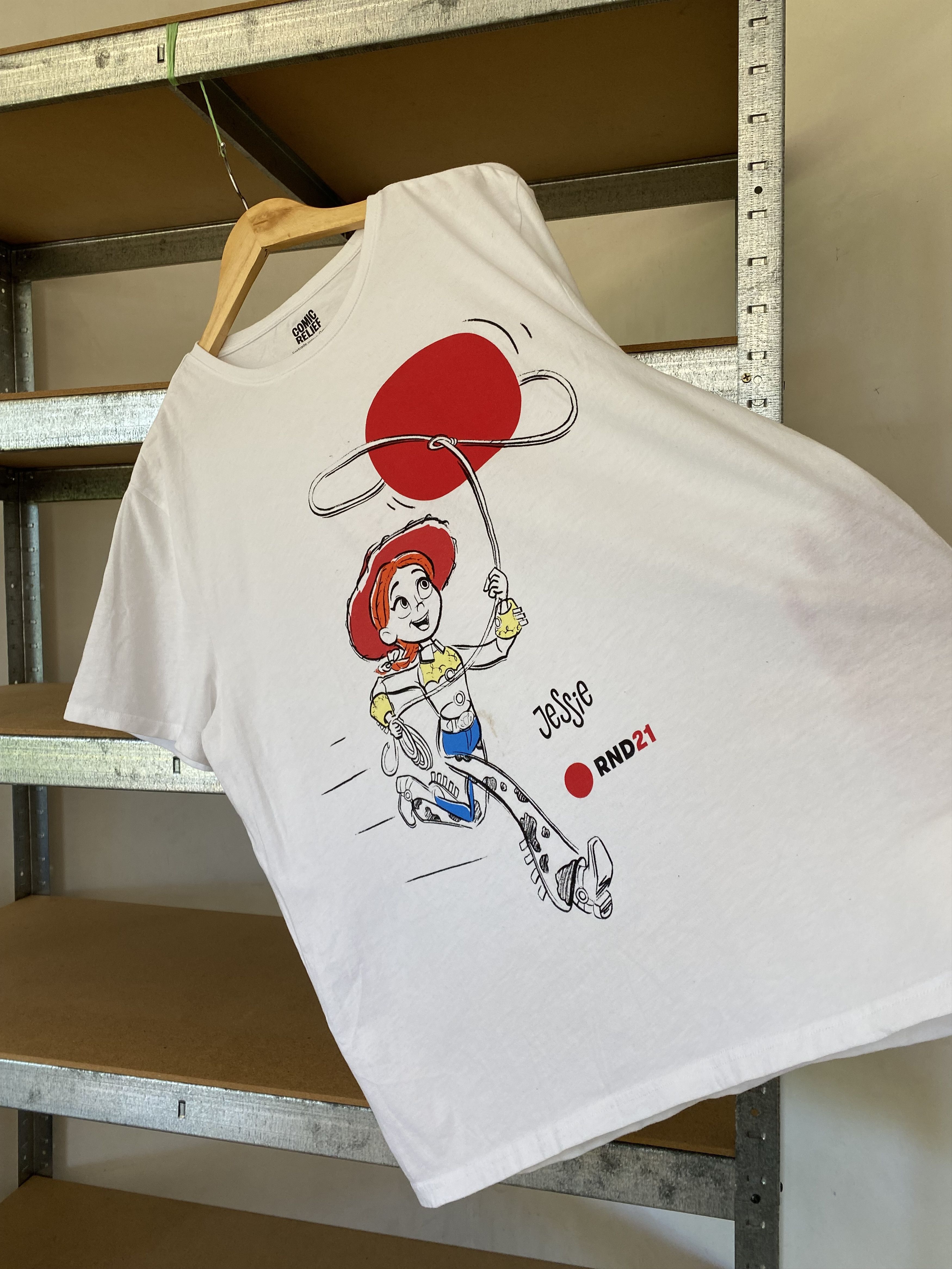 Cartoon Network Comic Relief Toy Story Vintage Jessie Cartoon Tee Size US XL / EU 56 / 4 - 10 Thumbnail