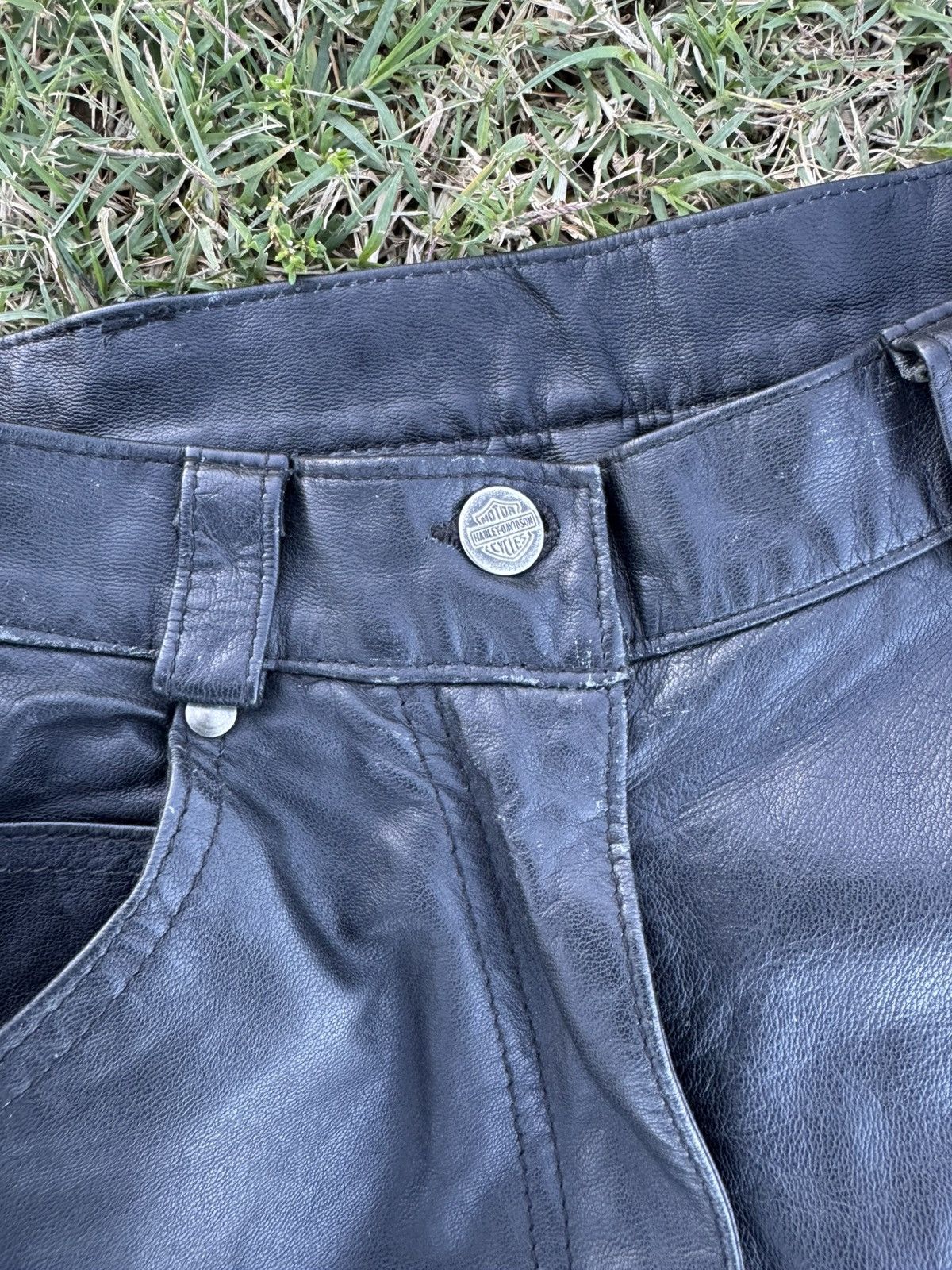 Harley Davidson Harley Davidson Leather Riding Pants Size 32" / US 10 / IT 46 - 2 Thumbnail