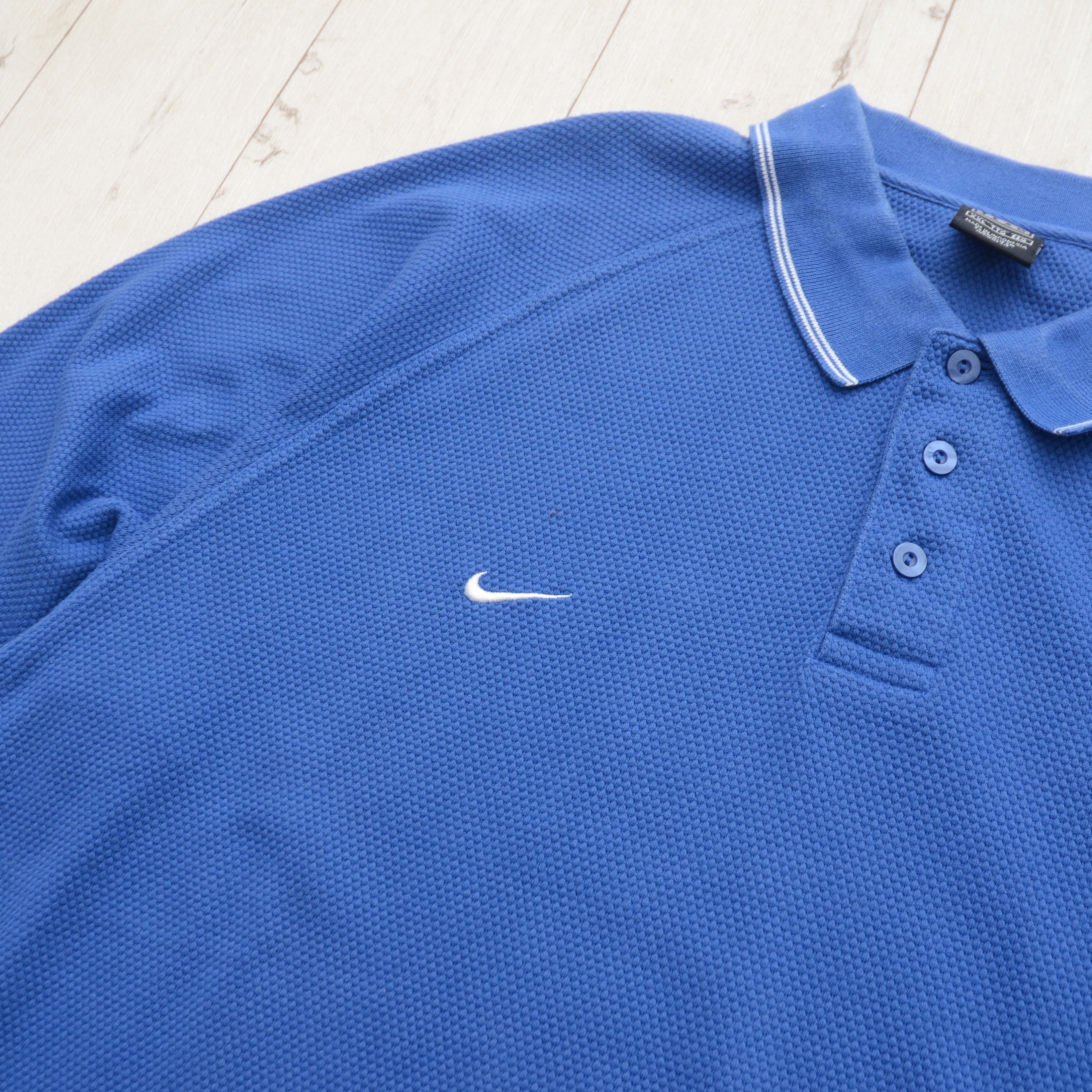 Nike Vintage Nike Team Fit Dry Duke Blue Devils Polo Shirt Blue Size US XXL / EU 58 / 5 - 5 Thumbnail