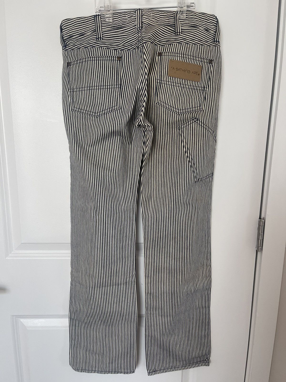 Bape Bape Striped Jeans Size 27" / US 4 / IT 40 - 1 Thumbnail