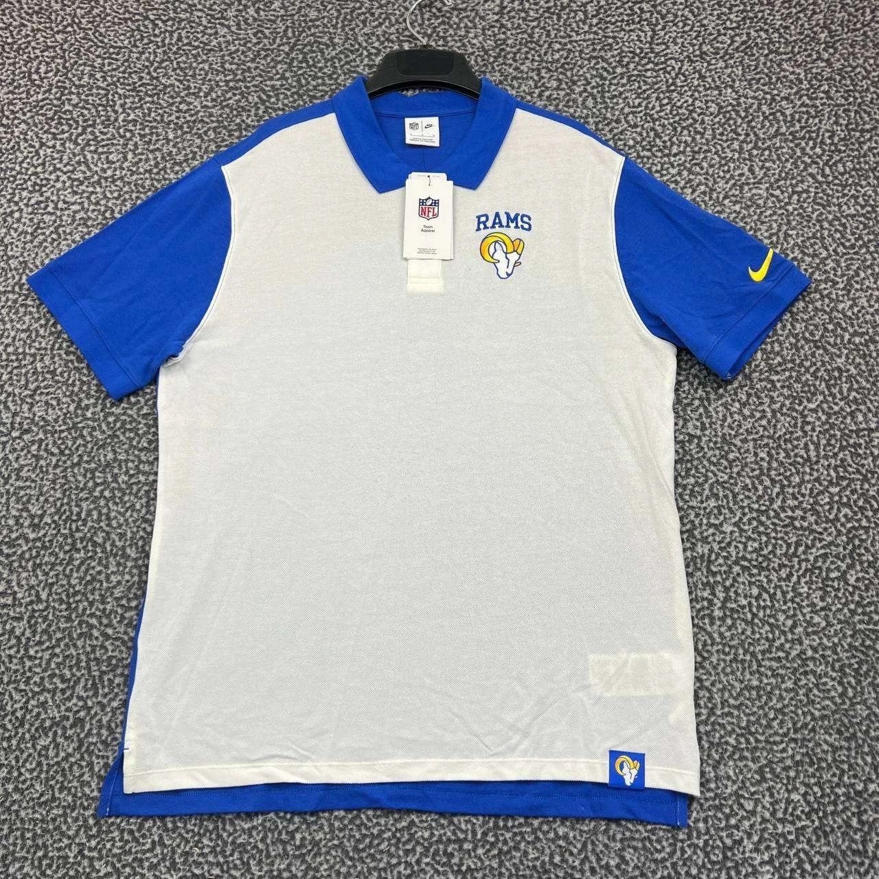 Nike Nike Polo Shirt Men Los Angeles LA Rams Collared Cotton L Size US L / EU 52-54 / 3 - 1 Thumbnail