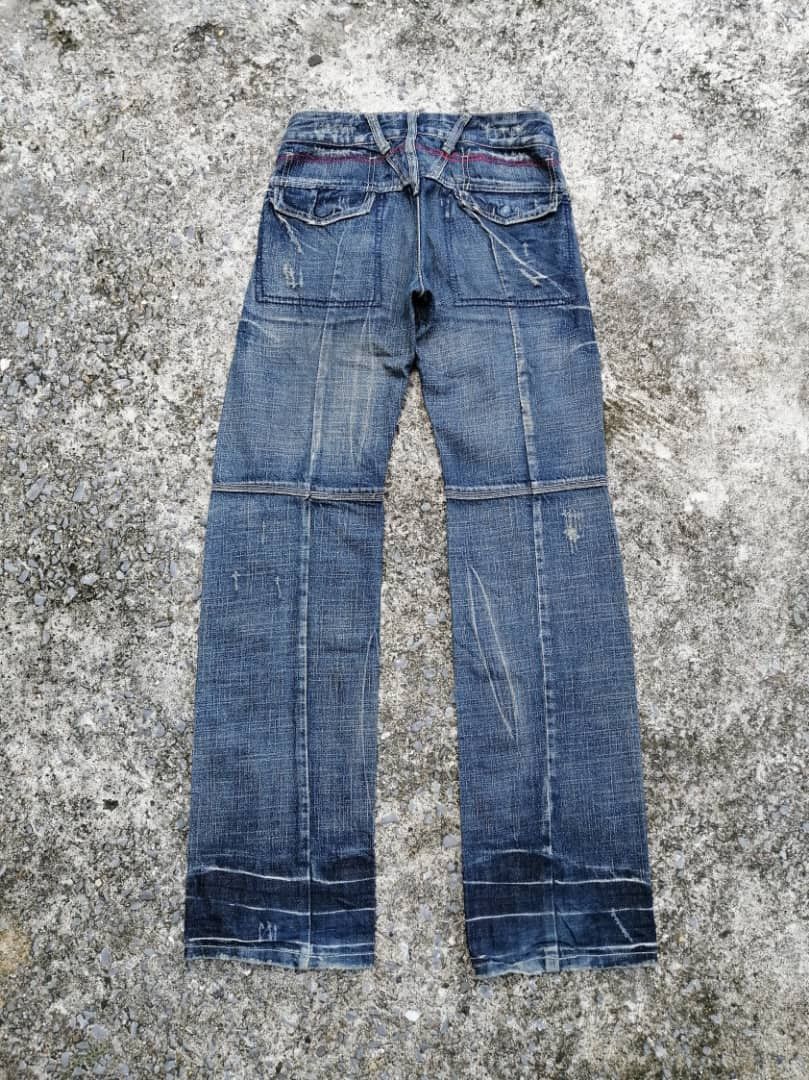 Designer Beast Nice Design Distressed Denim Size US 28 / EU 44 - 2 Thumbnail