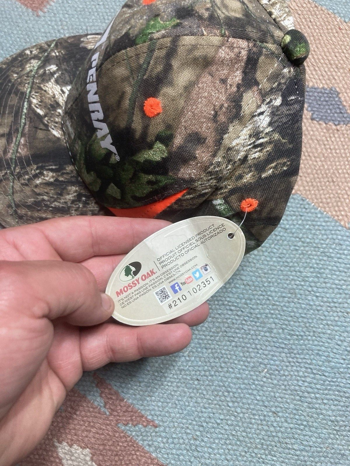 Mossy Oaks × Vintage Strapback hat camo cap mossy oak Penray automotive blaze NWT Size ONE SIZE - 4 Thumbnail