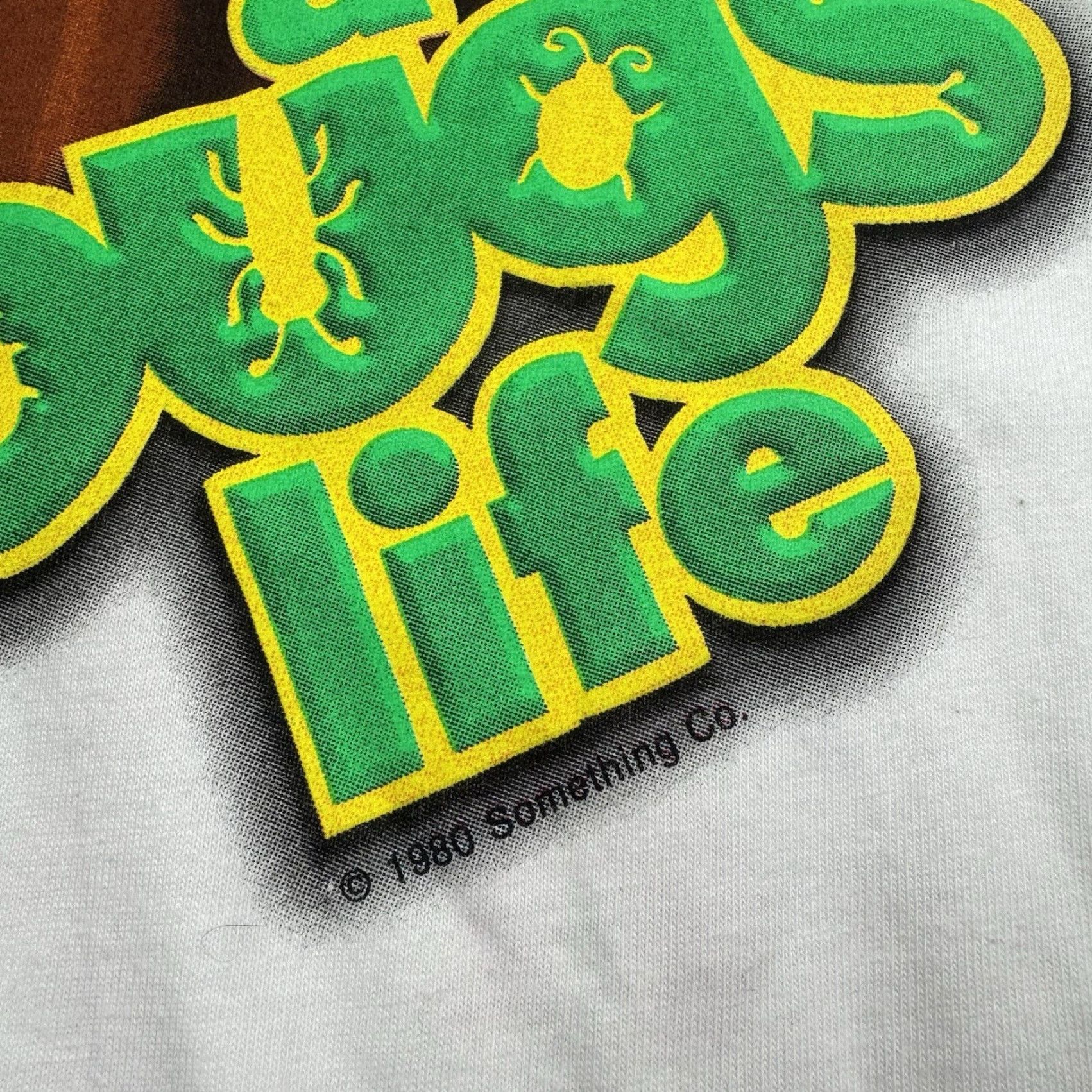 CO Bugs Life Graphic T-Shirt Adult Large White Cartoon Promo Unbranded Mens Size US L / EU 52-54 / 3 - 3 Thumbnail