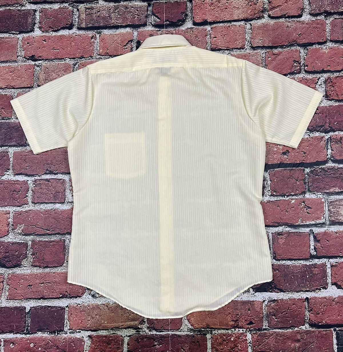 Arrow Vintage Arrow Kent Shirt Yellow Rockabilly 60s 70s USA Size US L / EU 52-54 / 3 - 2 Thumbnail