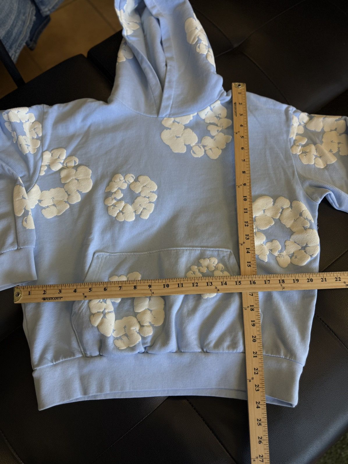 DENIM TEARS Denim Tears Cotton Wreath Hoodie Size Small Blue (NEW) Size US S / EU 44-46 / 1 - 8 Thumbnail