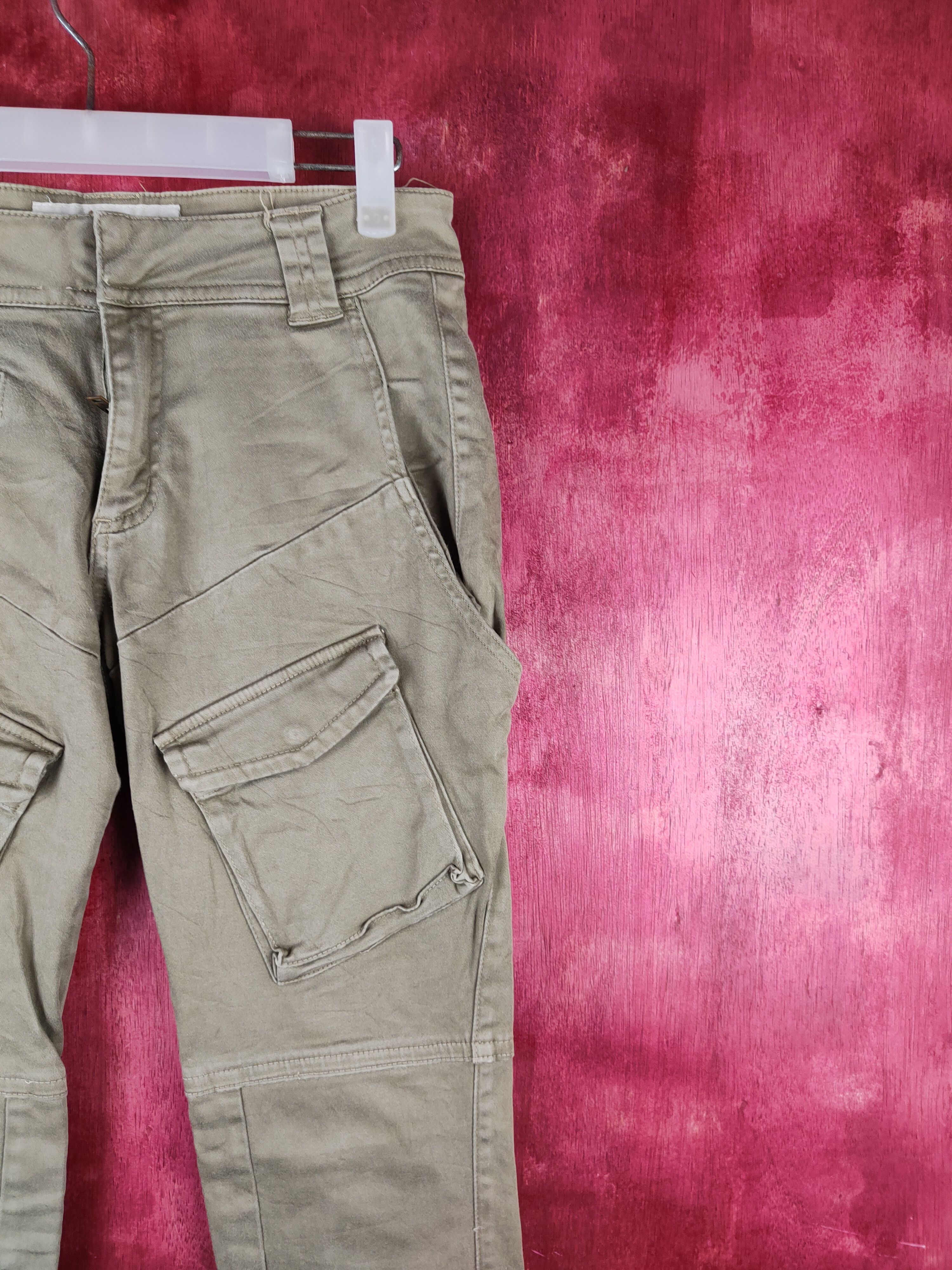 Japanese Brand DL Another Edition Multipocket Tactical Cargo Pants #1517 Size 28" / US 6 / IT 42 - 5 Thumbnail