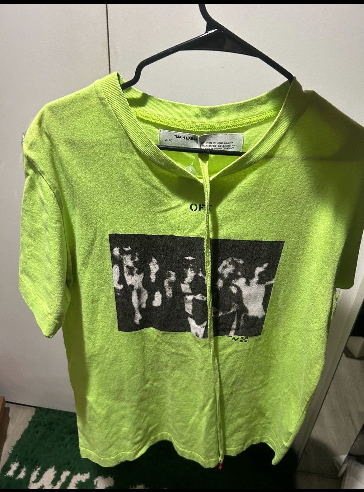 Off-White Off white Tshirt Size Medium Green Size US M / EU 48-50 / 2 - 1 Thumbnail