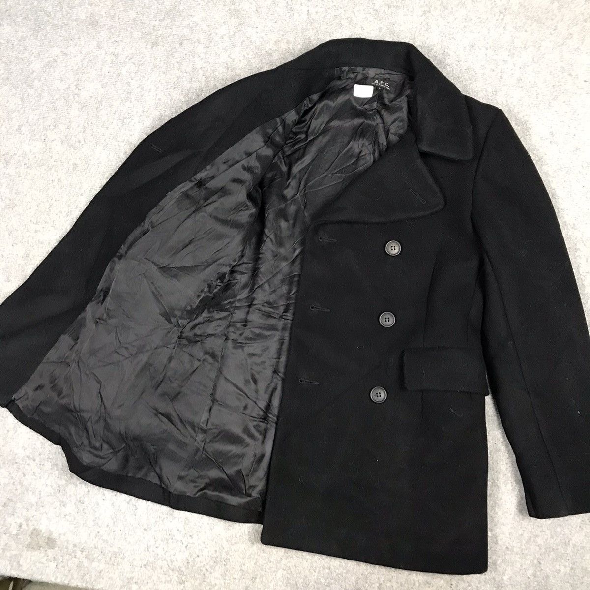 A.P.C. APC DOUBLED BREASTED WOOL JACKET Size US S / EU 44-46 / 1 - 10 Thumbnail