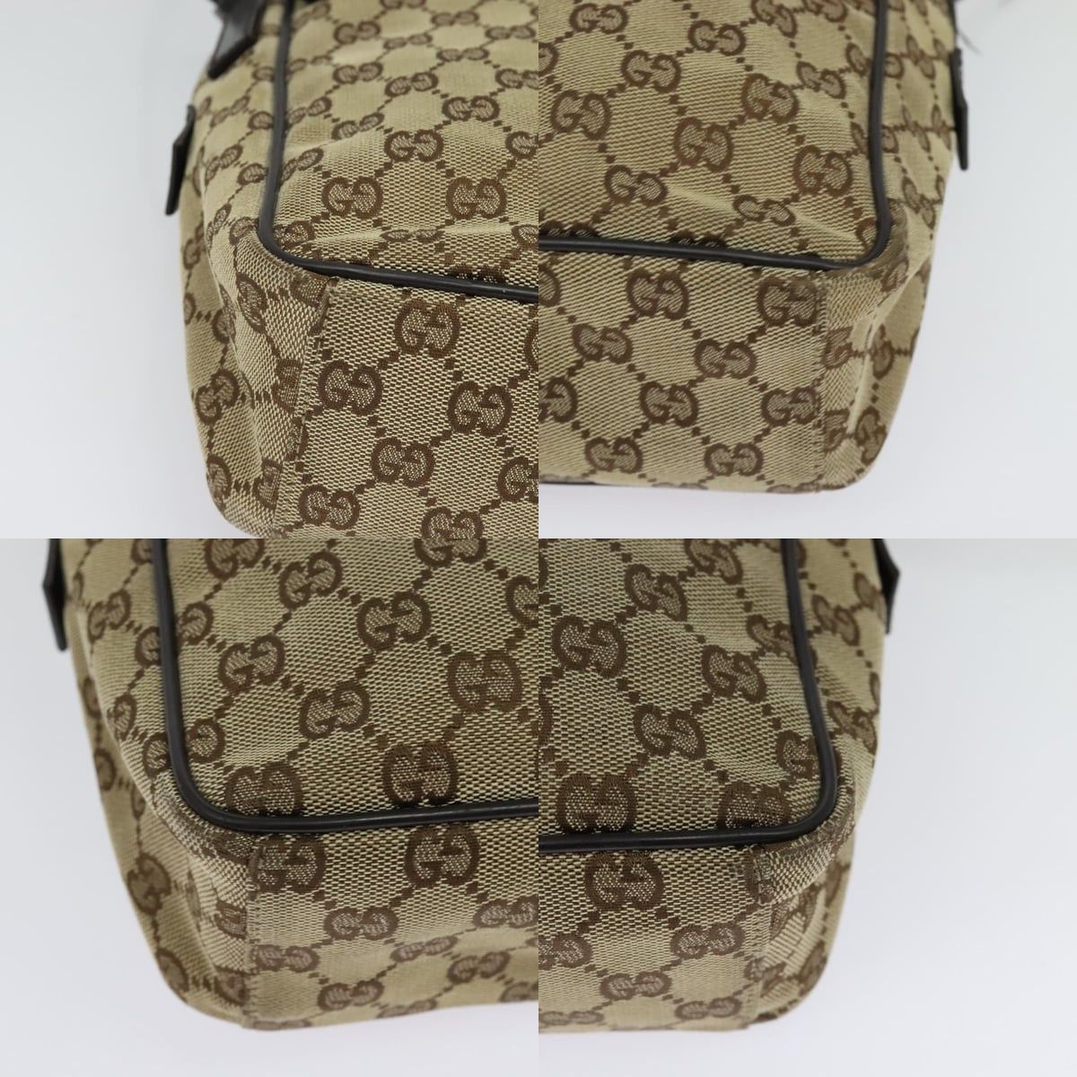 Gucci GUCCI GG Canvas Shoulder Bag Beige Silver Size ONE SIZE - 10 Thumbnail