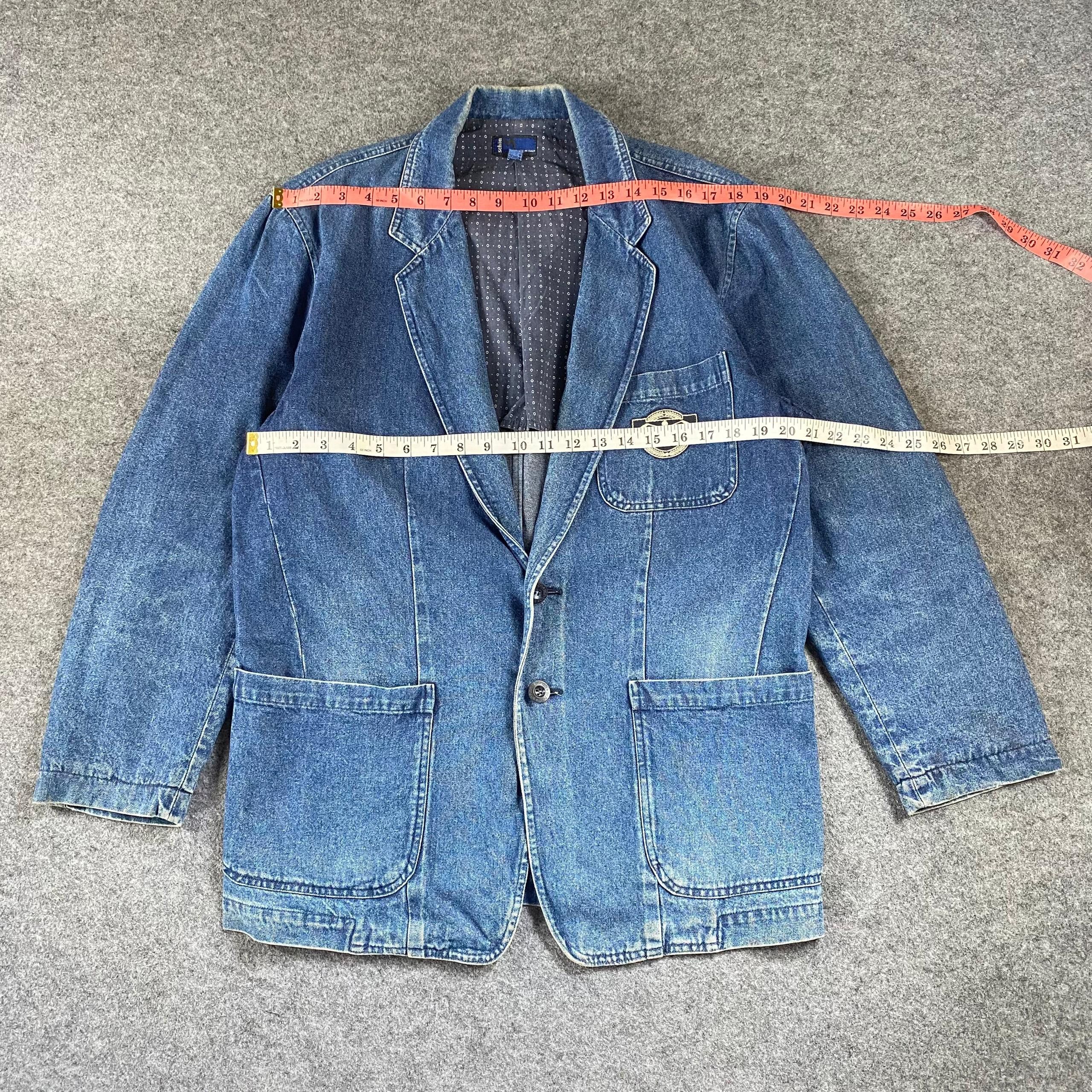 Mila Schon Vintage Mila Schon Blazer Denim Jacket Size US L / EU 52-54 / 3 - 7 Thumbnail