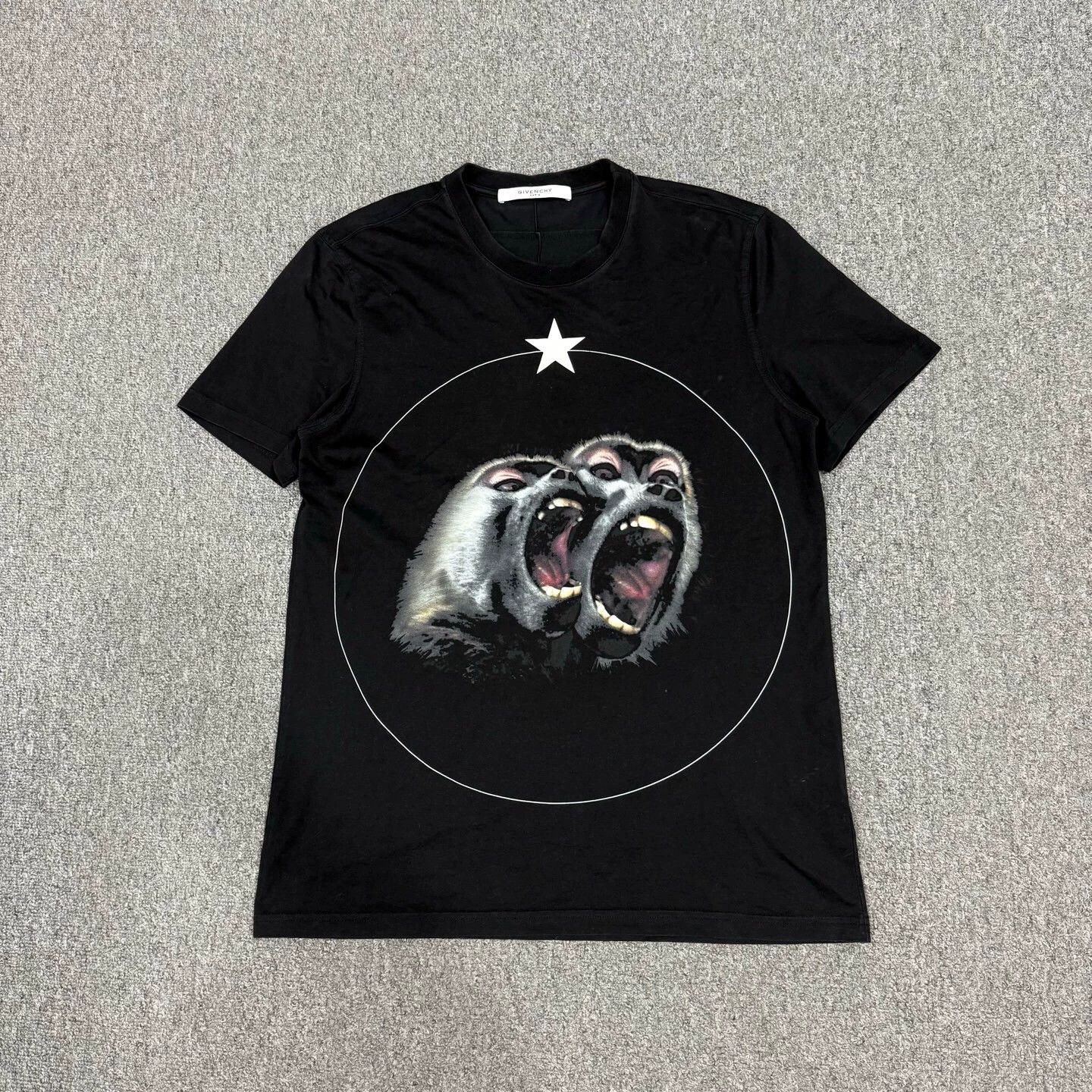 Givenchy Givenchy Monkey Black T-shirt M 99 New Size US M / EU 48-50 / 2 - 1 Thumbnail