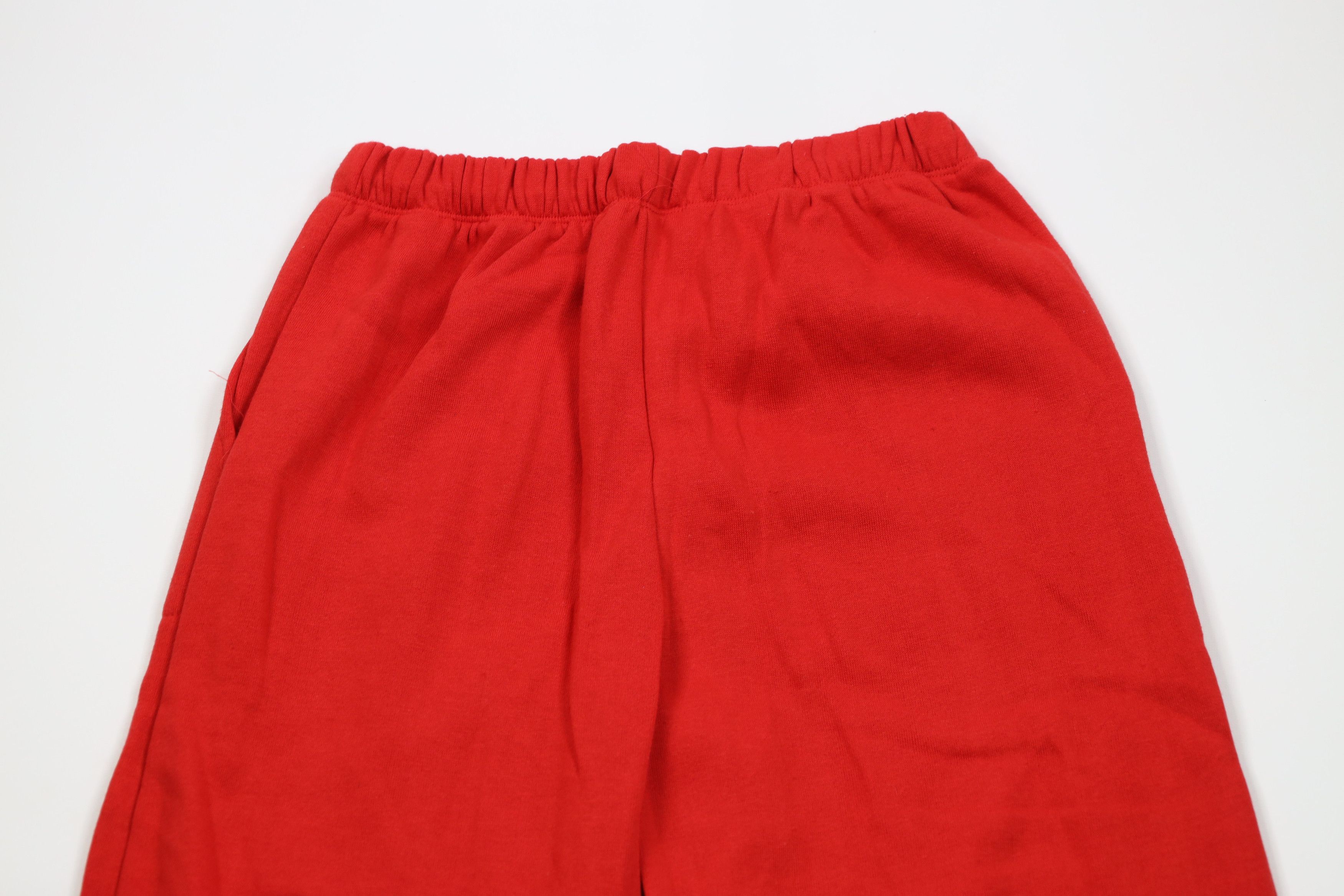 Vintage Deadstock Vintage 90s Streetwear Sweatpants Joggers Red USA Size US 38 / EU 54 - 10 Thumbnail