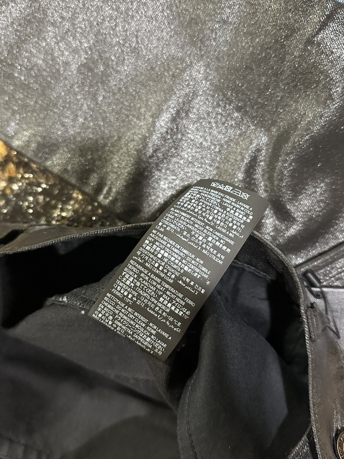 Saint Laurent Paris Saint Laurent Paris 2020 D24 Oil Coated Black Denim Size US 34 / EU 50 - 12 Thumbnail