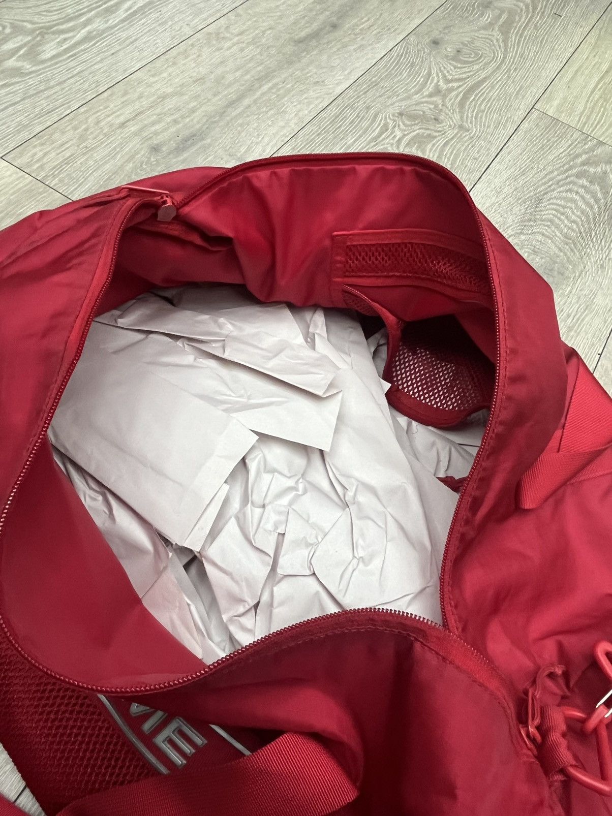 Supreme Red Supreme 3D Logo Duffle Bag Size ONE SIZE - 3 Thumbnail