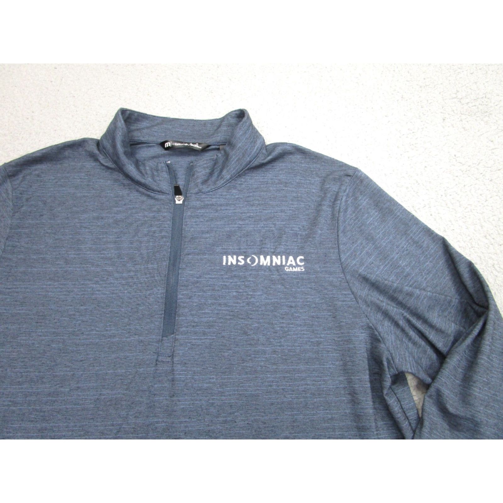 TravisMathew Travis Mathew Sweater Mens Large Blue Insomniac Games 30 Years Employee 1/4 Zip Size US L / EU 52-54 / 3 - 3 Thumbnail