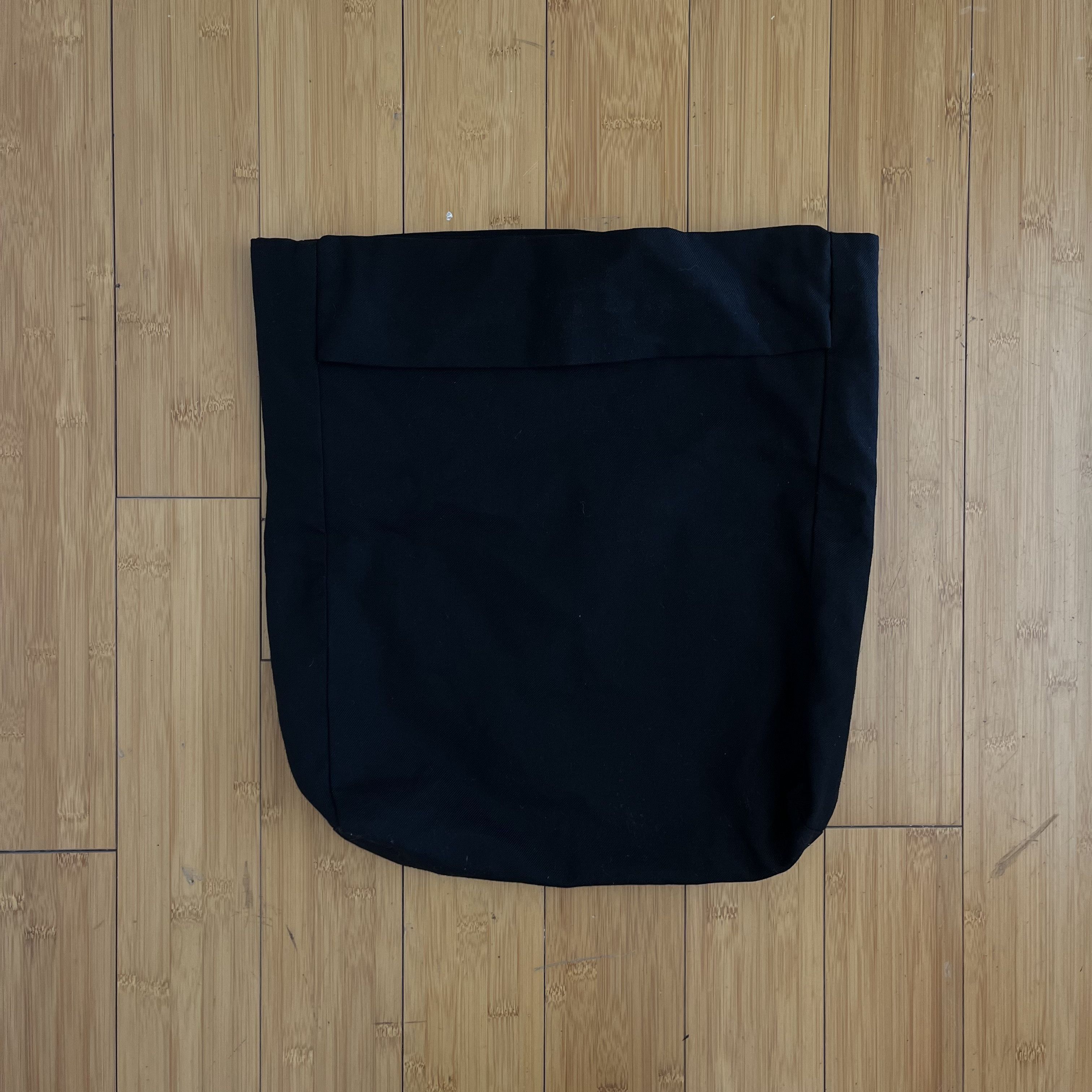 Yohji Yamamoto Yohji Yamamoto FEMME Wool Flat Handle Tote Bag Black Size ONE SIZE - 6 Thumbnail