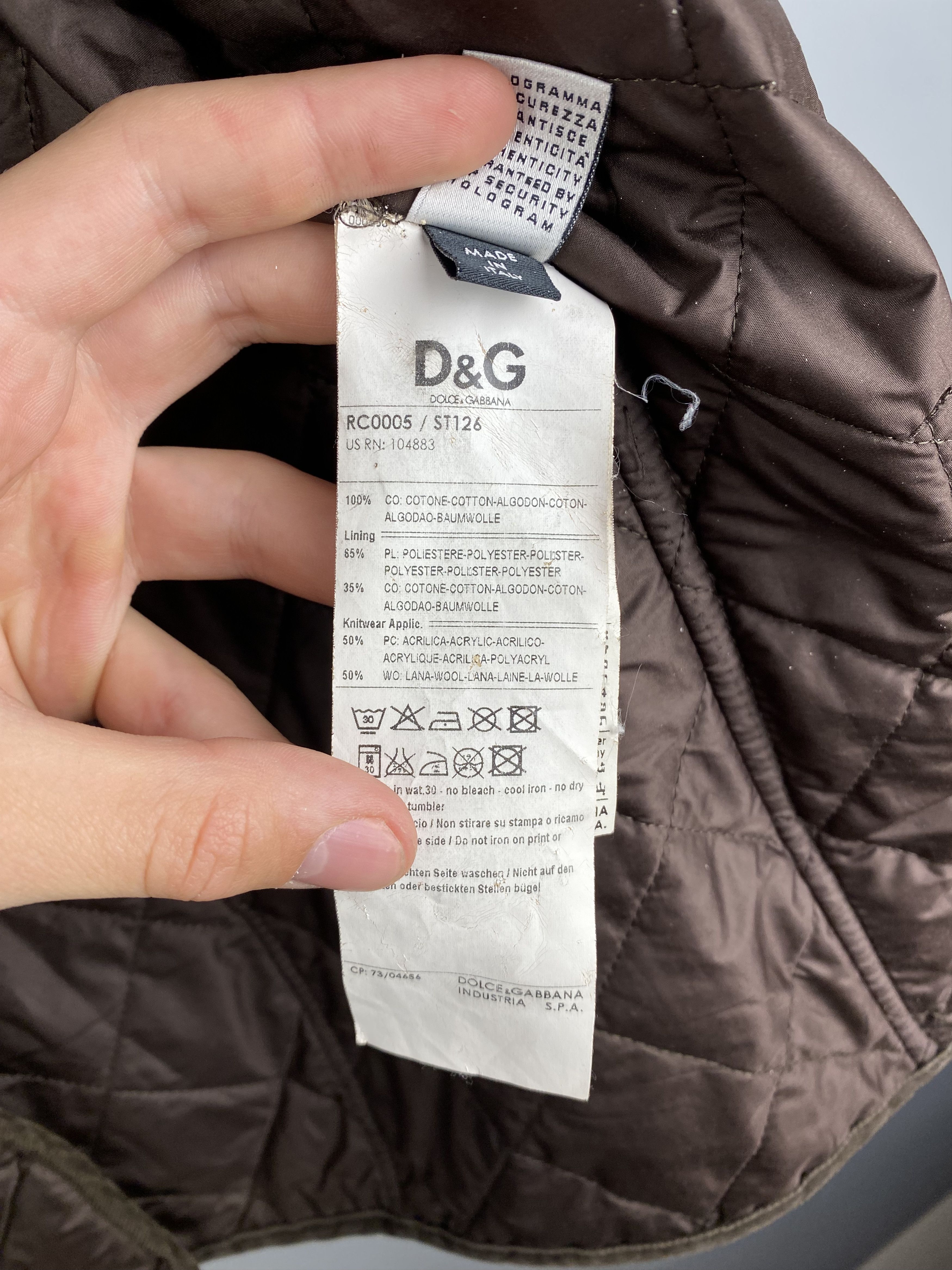 Dolce & Gabbana Vintage Dolce Gabbana D&G Home Service Quilted Jacket Size US M / EU 48-50 / 2 - 19 Thumbnail