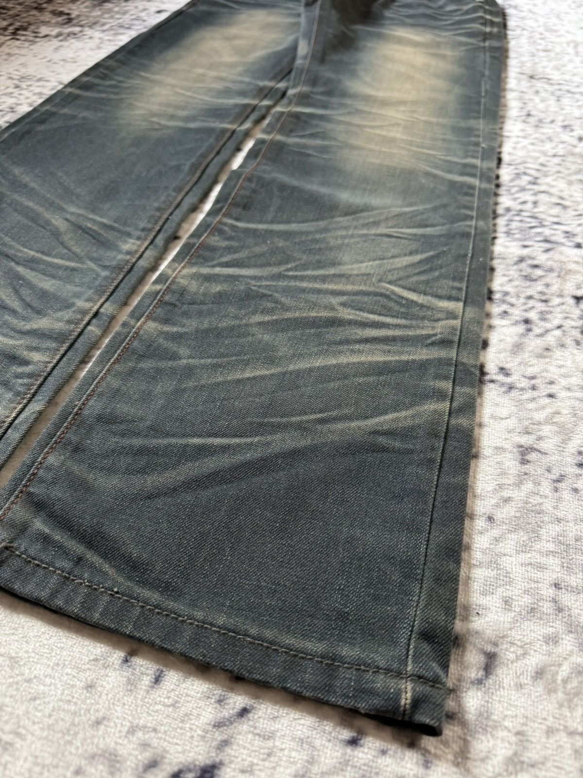 GOSTAR DE FUGA Fuga Style D.L.N Japan Mud Black Wash Studded Jeans Size US 28 / EU 44 - 8 Thumbnail
