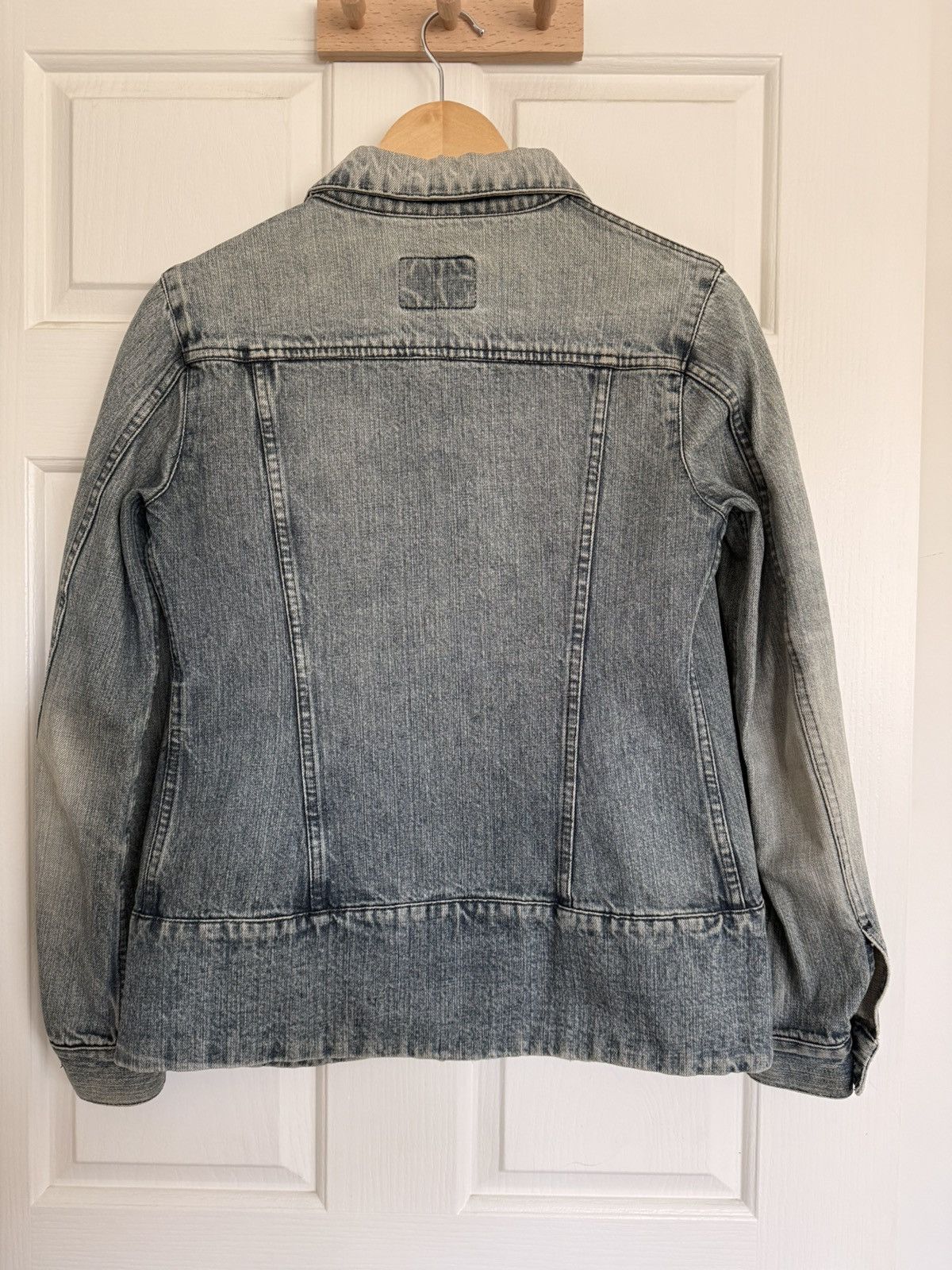Helmut Lang Helmut Lang Archive 1998 Red Label Denim Jacket Italy Size S / US 4 / IT 40 - 2 Thumbnail
