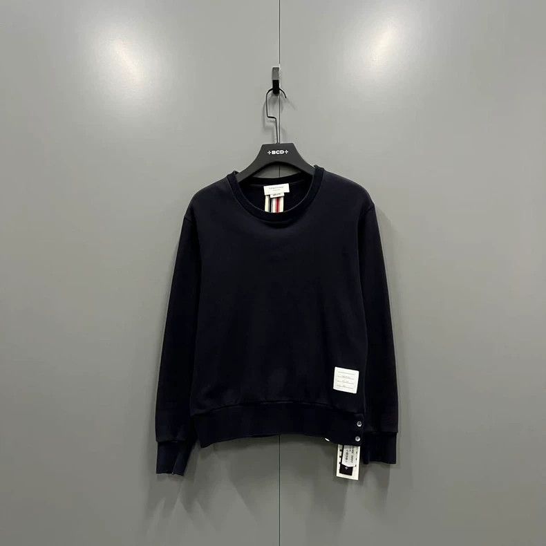 Thom Browne Thom browne Navy blue striped sweatshirt 2503-Nextarrow Size US S / EU 44-46 / 1 - 1 Thumbnail