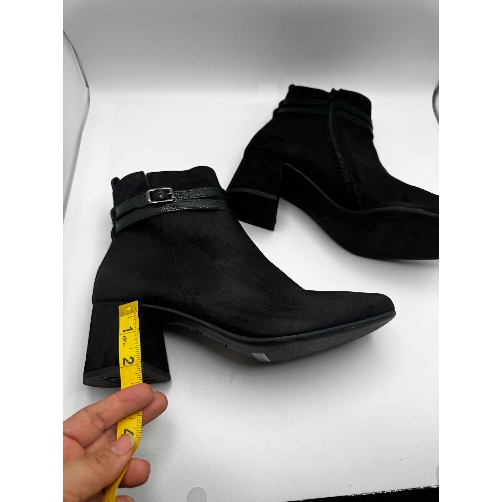 Other Paul Green Sydney Buckle Bootie In Black Suede Combo AU6.5 Size US 9 / IT 39 - 11 Thumbnail