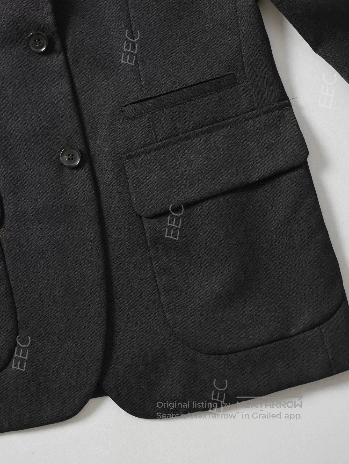 CDG by Comme des Garcons CDG Rei Kawakubo Black Wool Blazer. Size US M / EU 48-50 / 2 - 8 Thumbnail