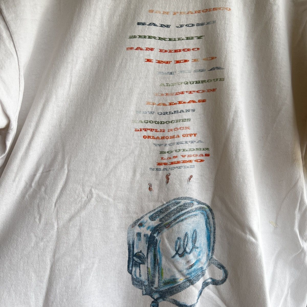 Band Tees 1993 Pearl Jam Vs. Marionette Freak Band Tour Tee Shirt Size US XL / EU 56 / 4 - 8 Thumbnail