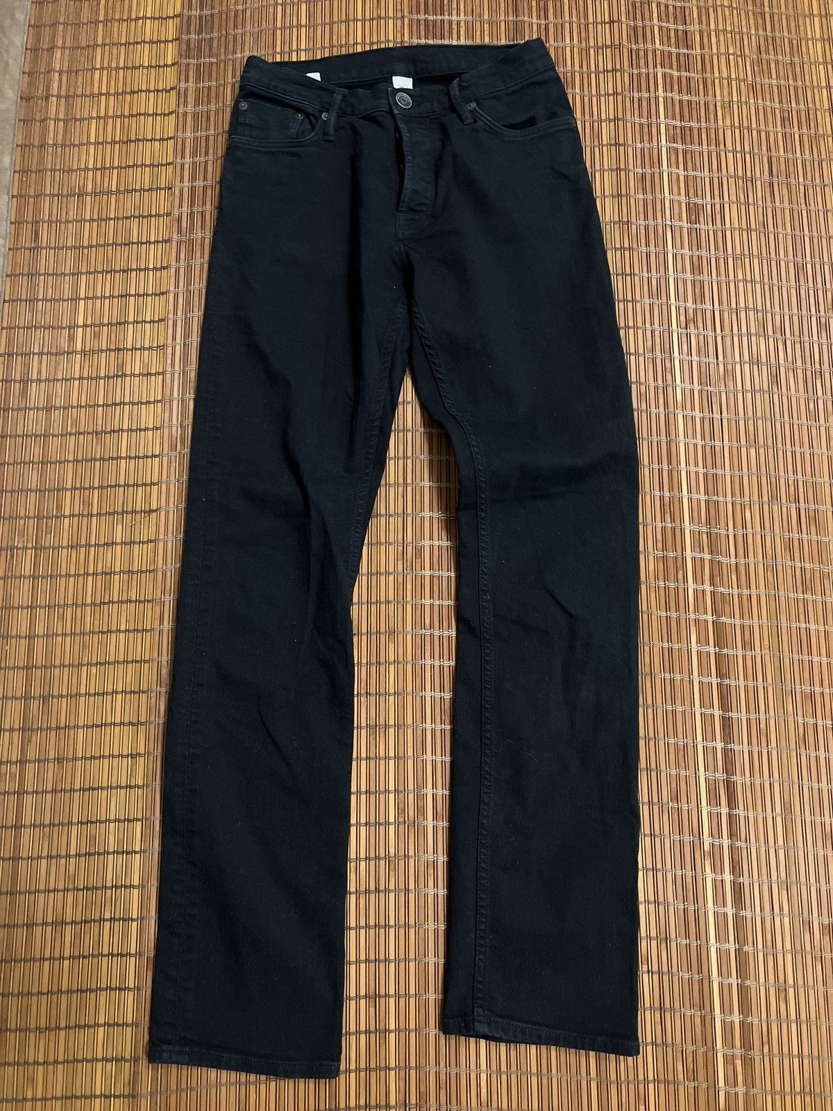 Burberry Burberry Brit black vintage slim straight leg denim jeans Size 29" - 3 Thumbnail
