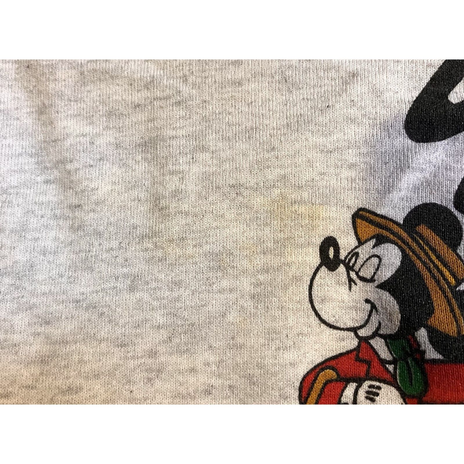Vintage VINTAGE Mickey Mouse Through The Years Sweatshirt Men’s L Grey 80s Cartoon Retro USA Graphic Print Sweatshirt Mens VINTAGE Size US L / EU 52-54 / 3 - 4 Thumbnail