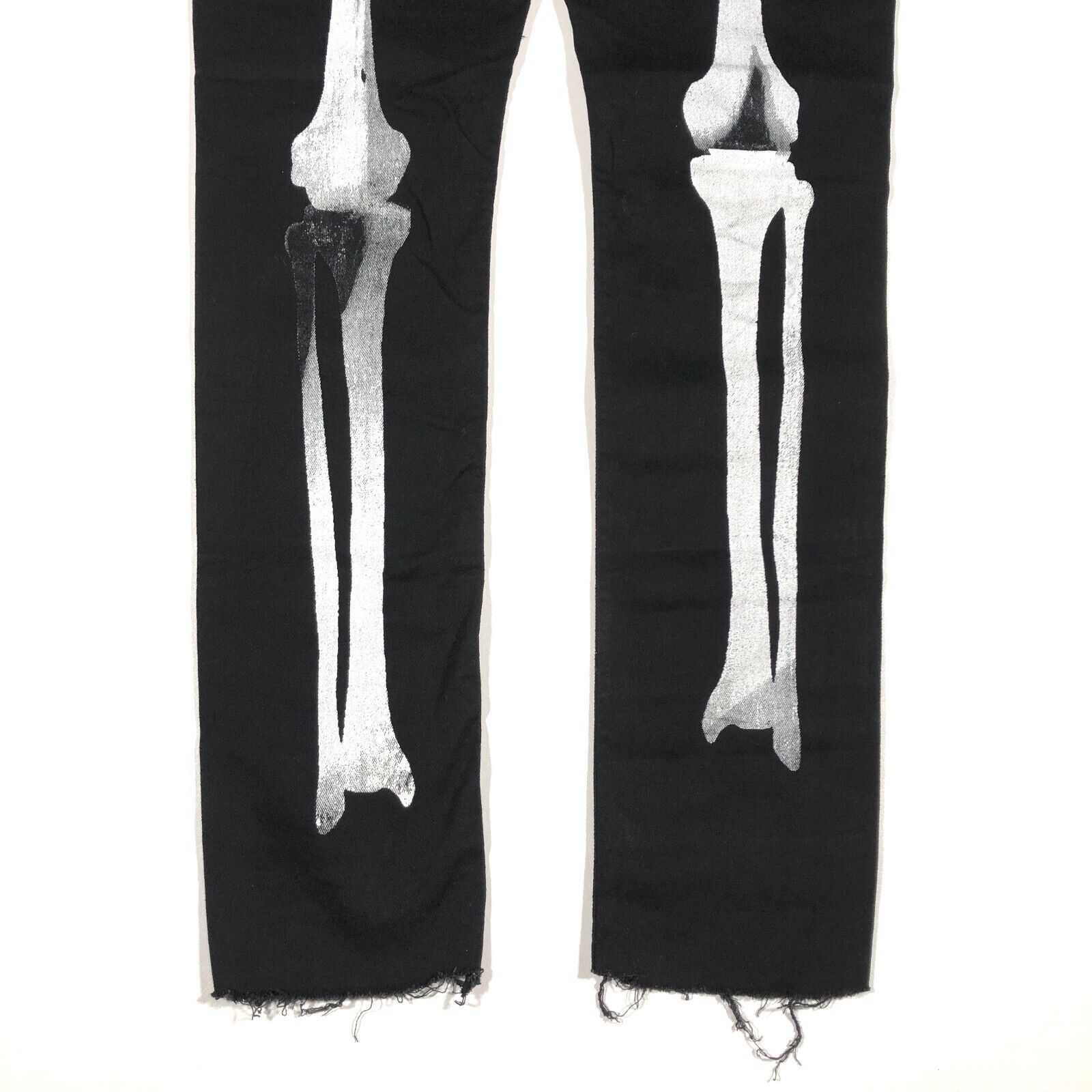Levi's × Vintage Skeleton R Sniper Black Slim Jeans Pants size 31x33 B9 Size US 31 - 2 Thumbnail