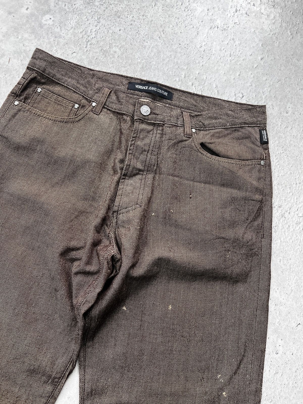 Versace Y2K RARE MEDUSA VERSACE JEANS PANTS WOOL/cotton Size US 34 / EU 50 - 8 Thumbnail