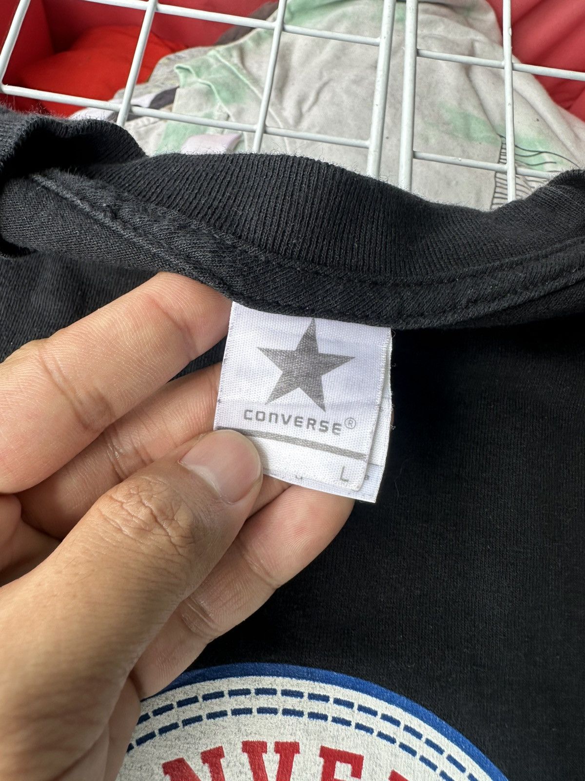 Converse Vintage Converse Logo Tee 90s Size US L / EU 52-54 / 3 - 3 Thumbnail