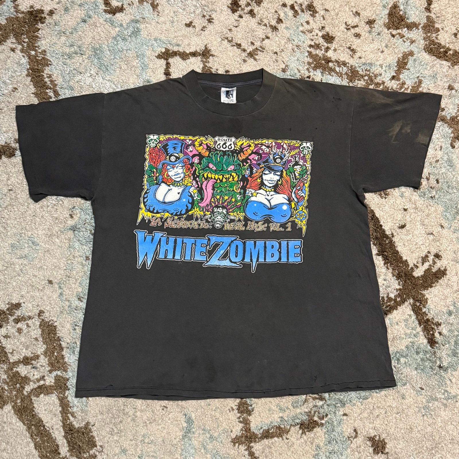 Band Tees × Vintage Vintage 1993 White Zombie La Sexorcisto World Tour Shirt XL Size US XL / EU 56 / 4 - 1 Thumbnail