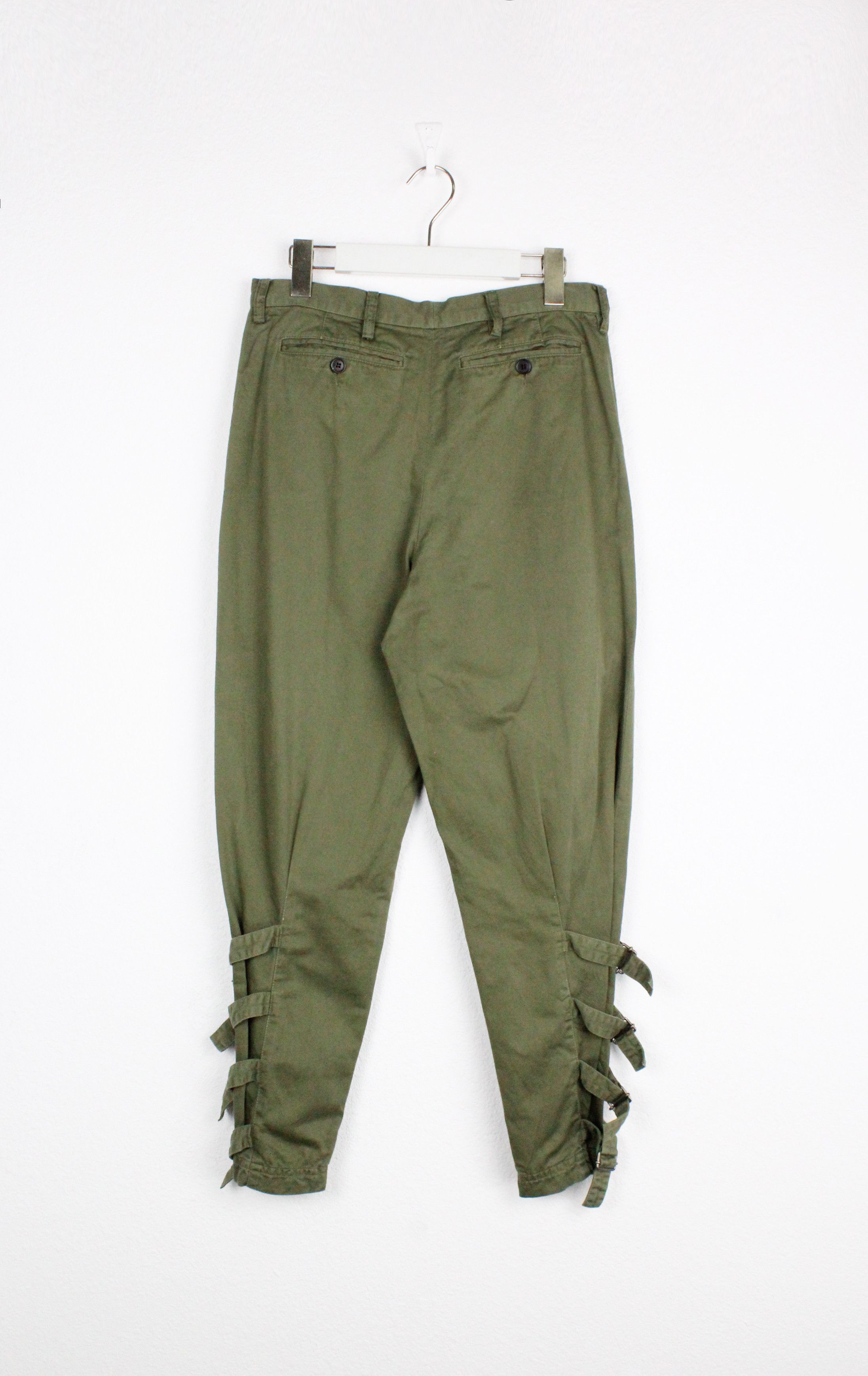 Dries Van Noten Archive Dries Van Noten Army Bondage Chino Pants Trousers Size 25" / US 0 / IT 36 - 5 Thumbnail