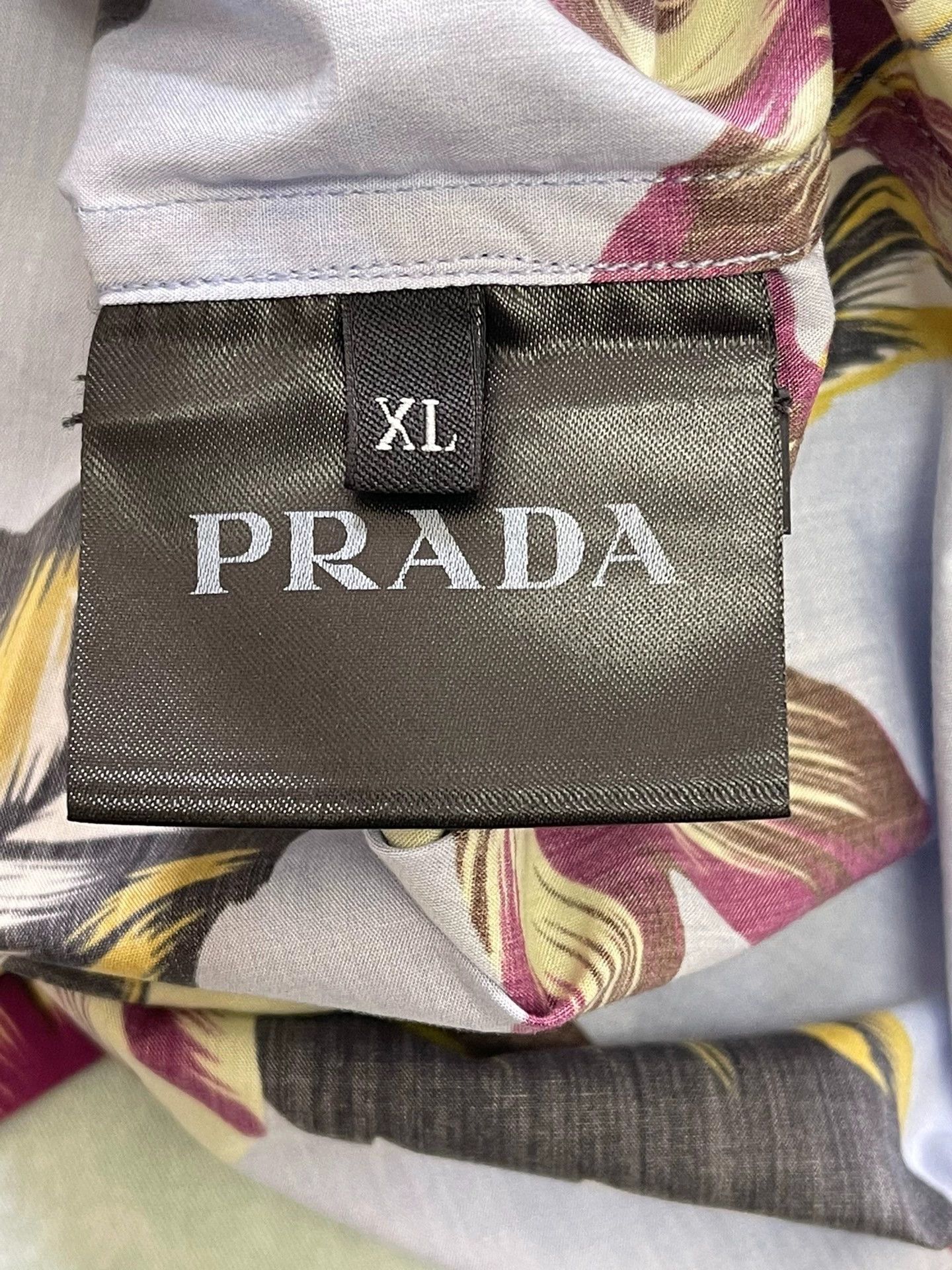 Prada Prada Runway Regular Fit Blue Shirt Men's XL Size US XL / EU 56 / 4 - 5 Thumbnail