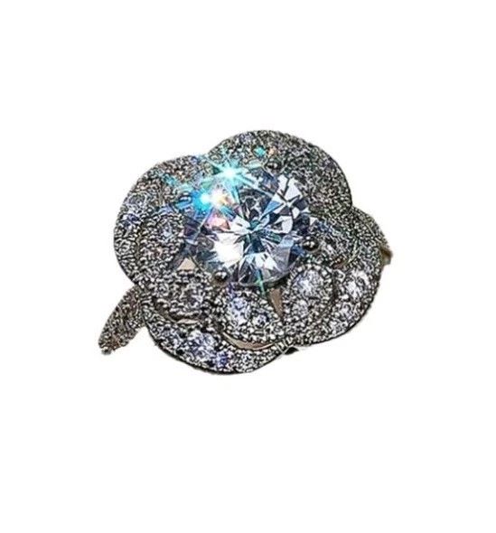 Other 1.67Ct White Round Cut CZ Engagement Ring Size 6 Size ONE SIZE - 2 Thumbnail