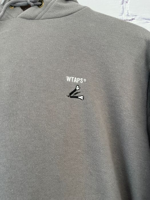 Wtaps WTAPS Bones 01 Gray Hoodie | Grailed